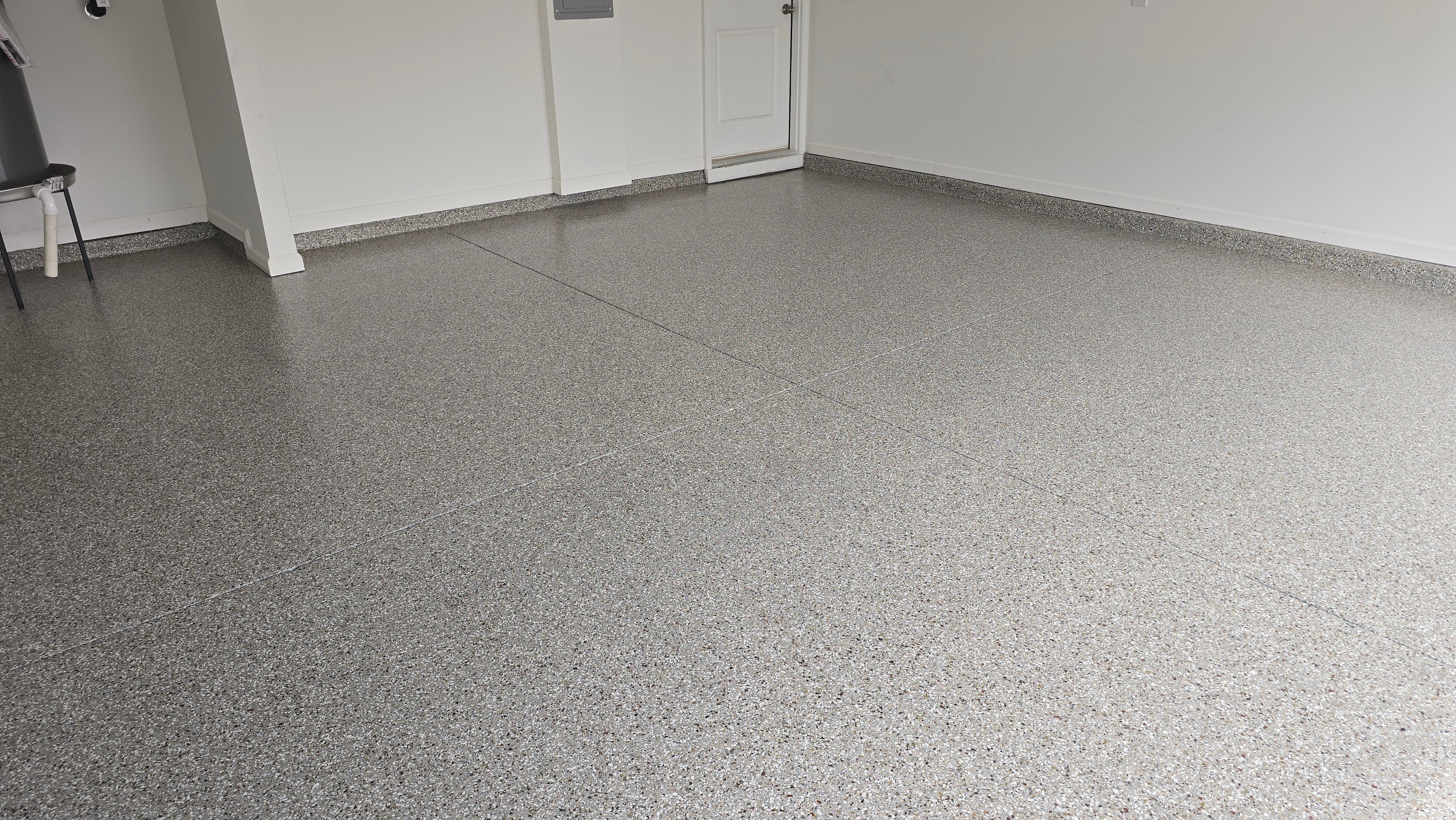 Garage Using Creekbed by Elite Floor Solutions