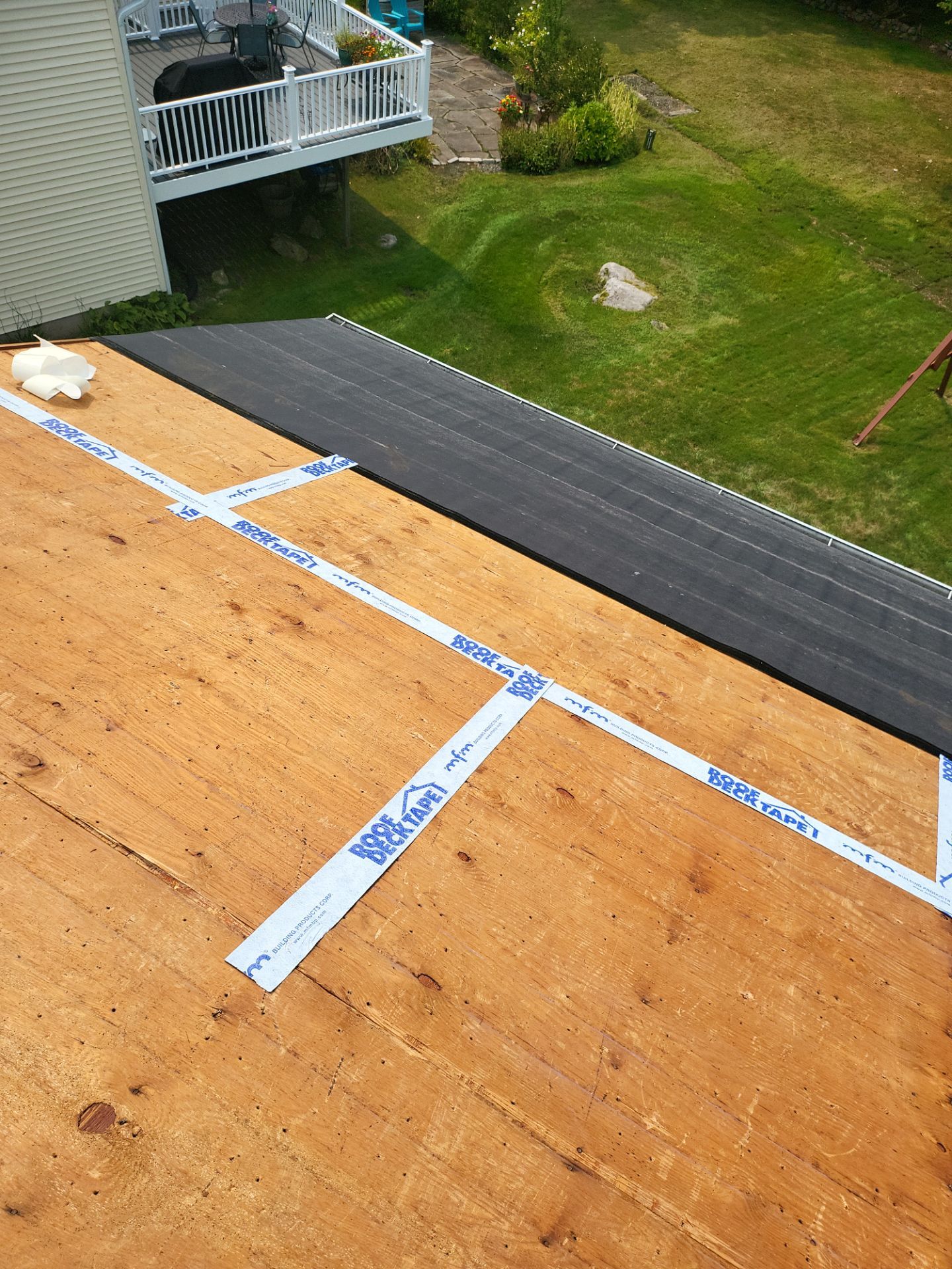 Residential Roofing Installation using Owens Corning TruDefinition Duration - Sand Castle by A Plus Exterior