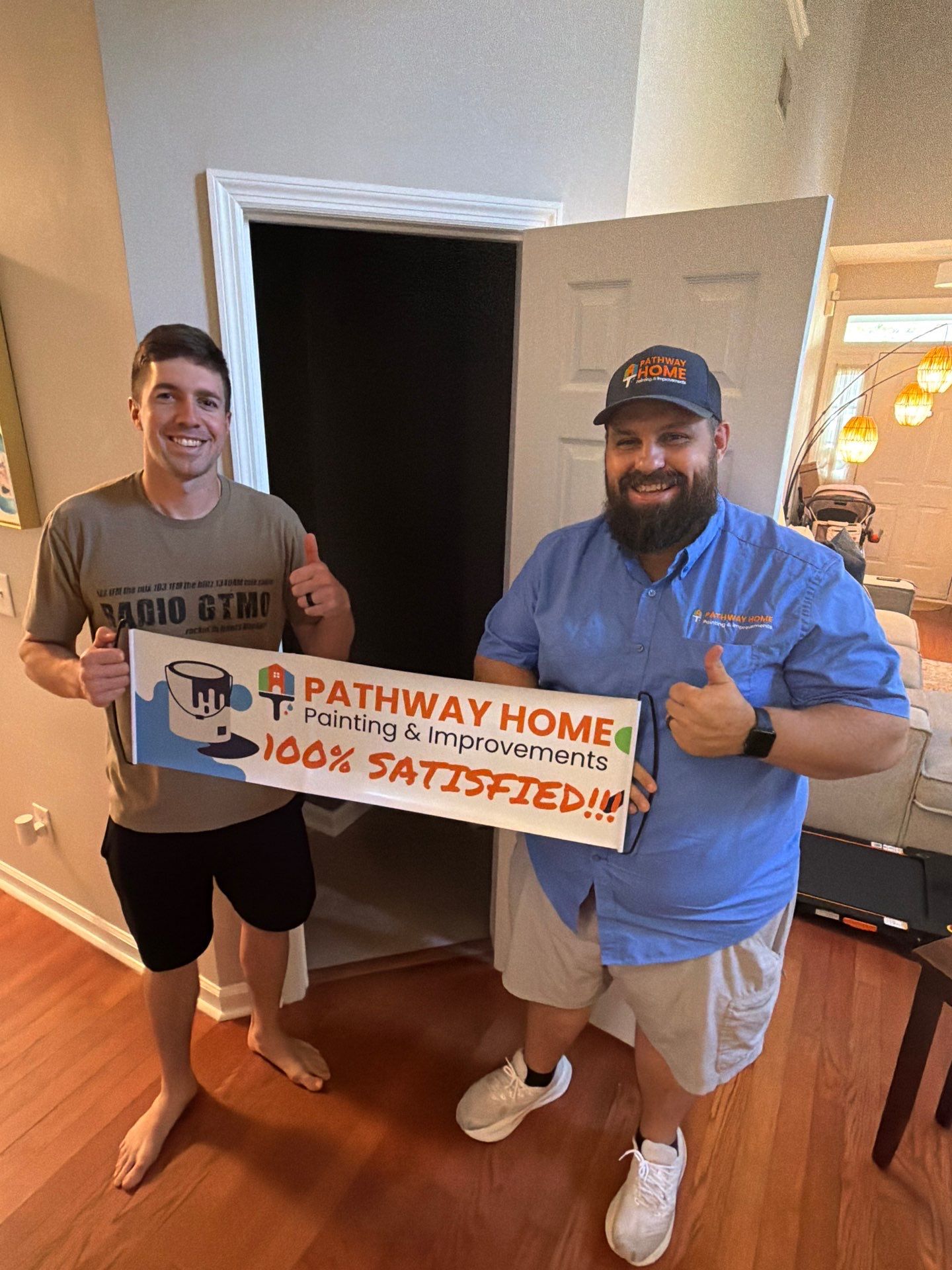 Powder Room Painting & Trim Replacement in West Ashley, Charleston by Pathway Home Painting & Improvements