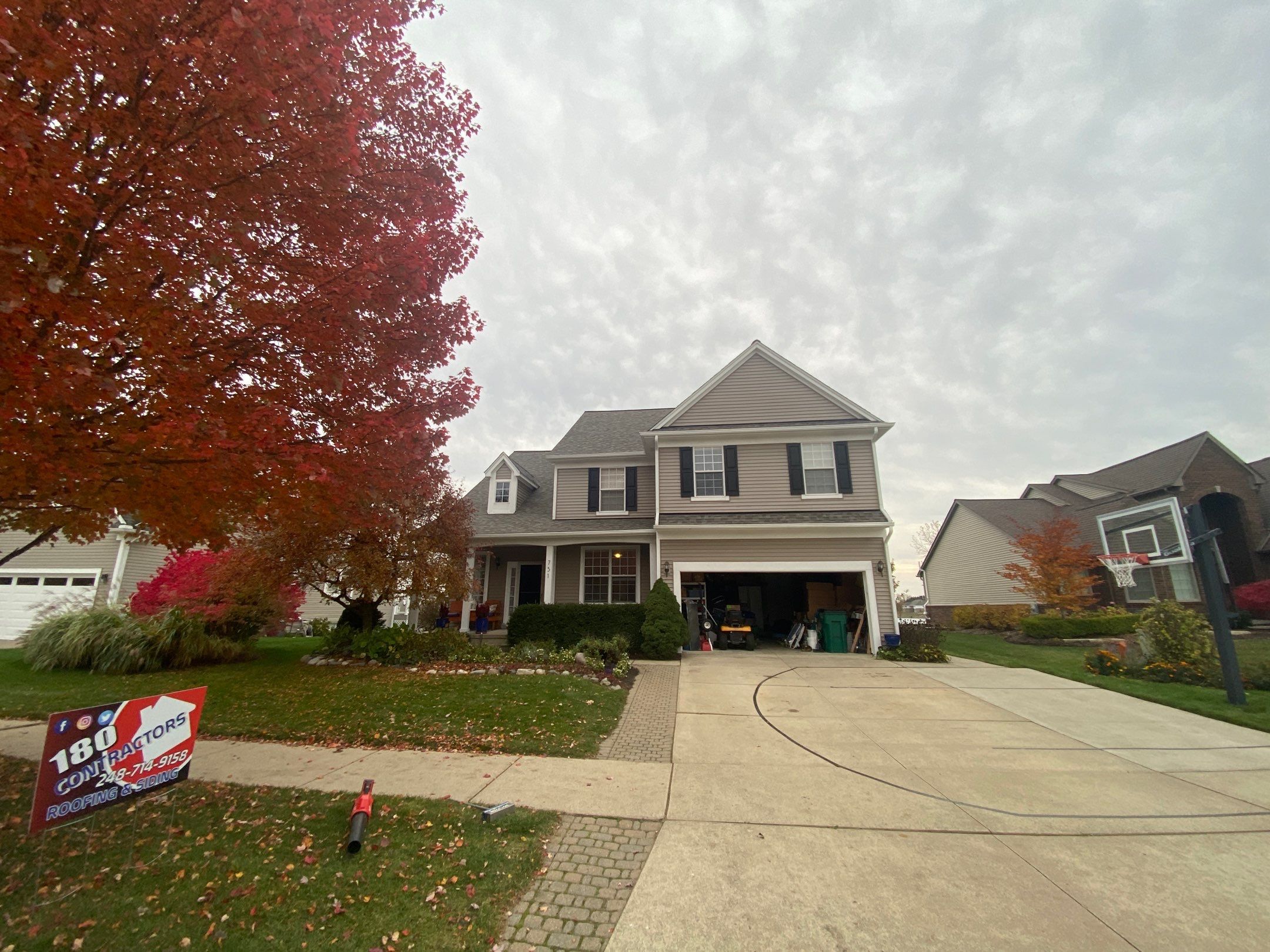 Roof Replacement using Owens Corning Duration Shingle by 180 Contractors