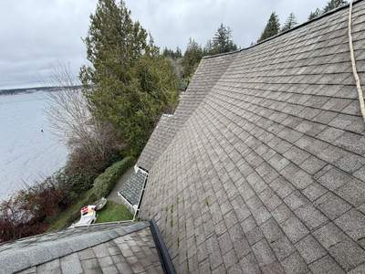 Residential Roof Repair in Progress in Bremerton, WA