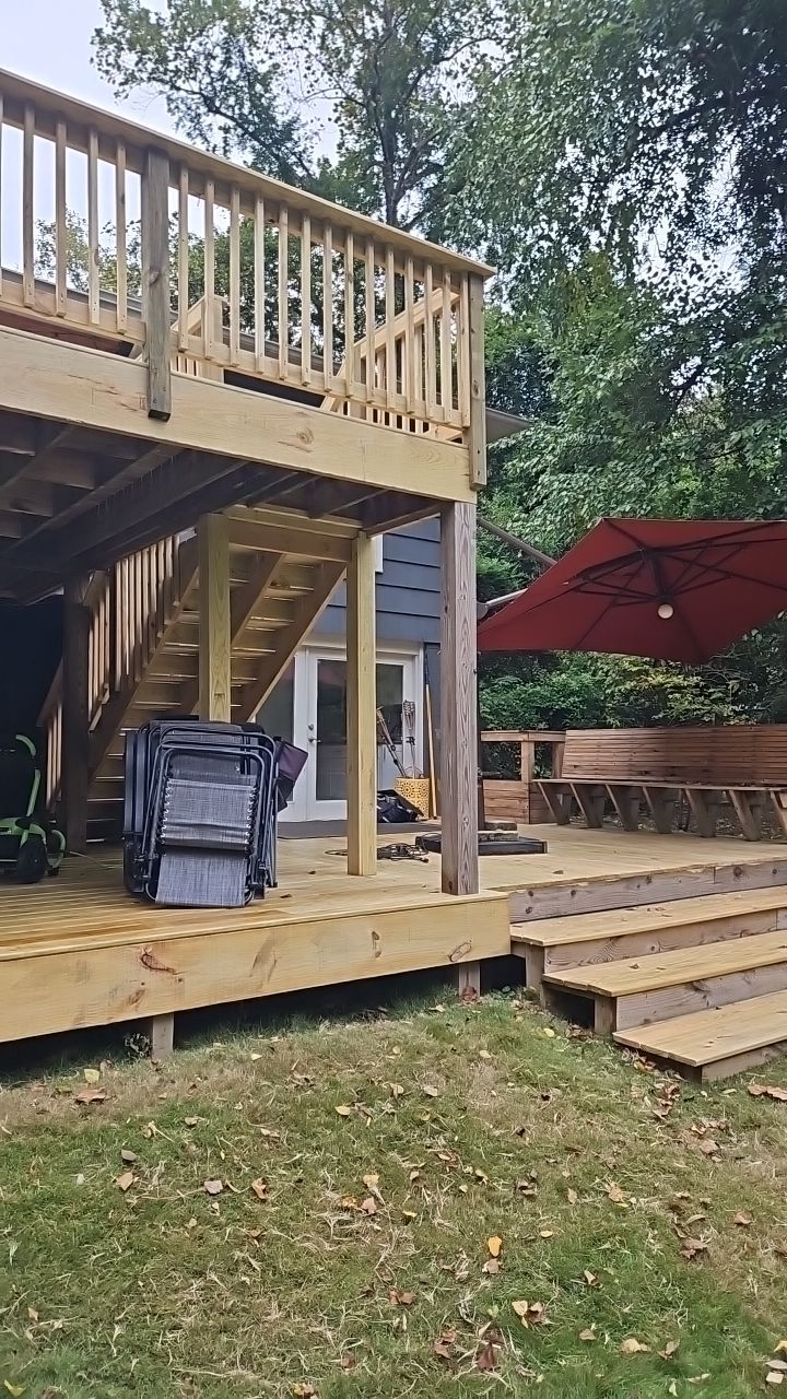 Windsor Blvd - Deck Installation by Pillar and Pine