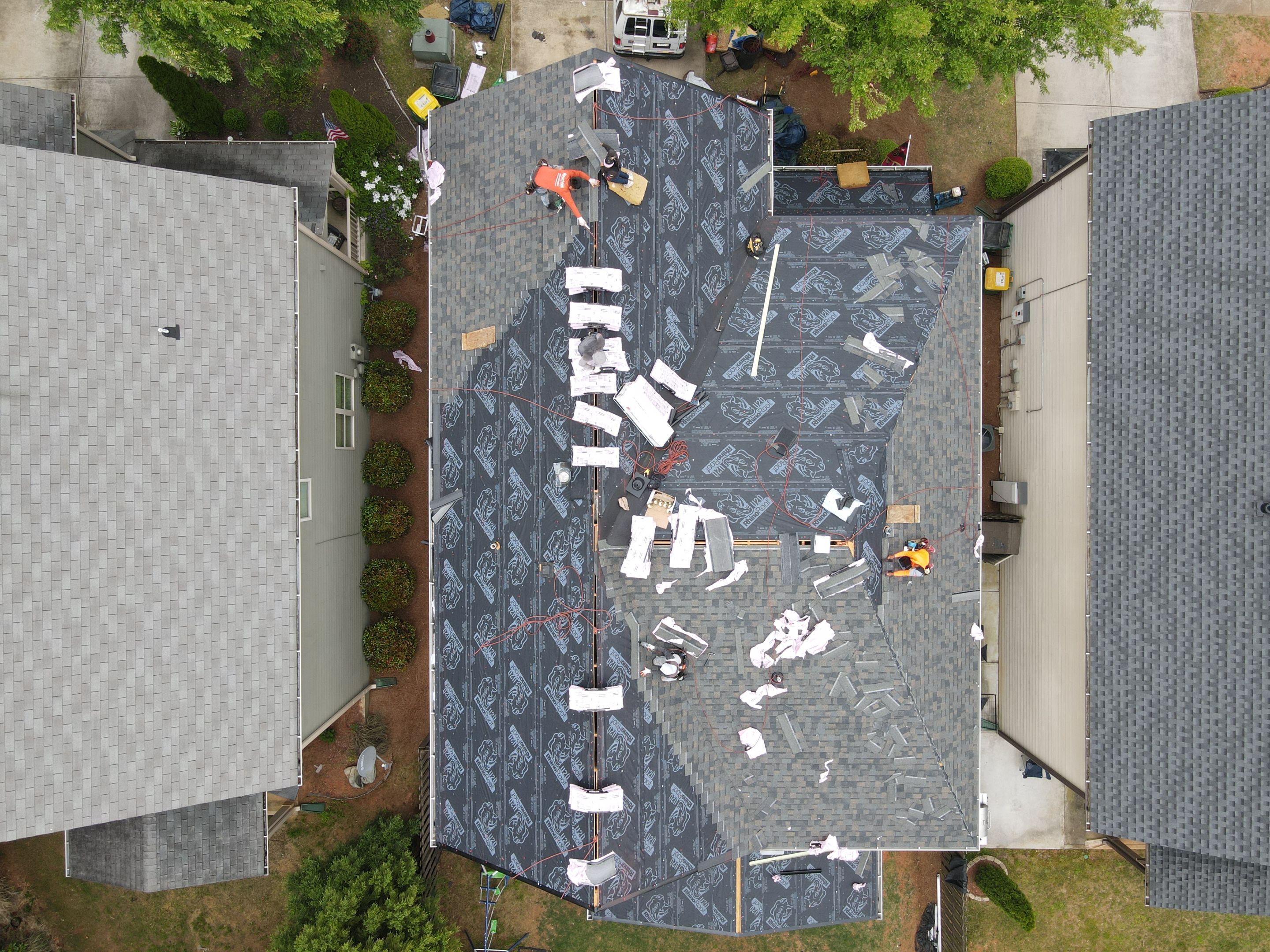 Residential Roofing Installation using Owens Corning by Inspector Roofing and Restoration