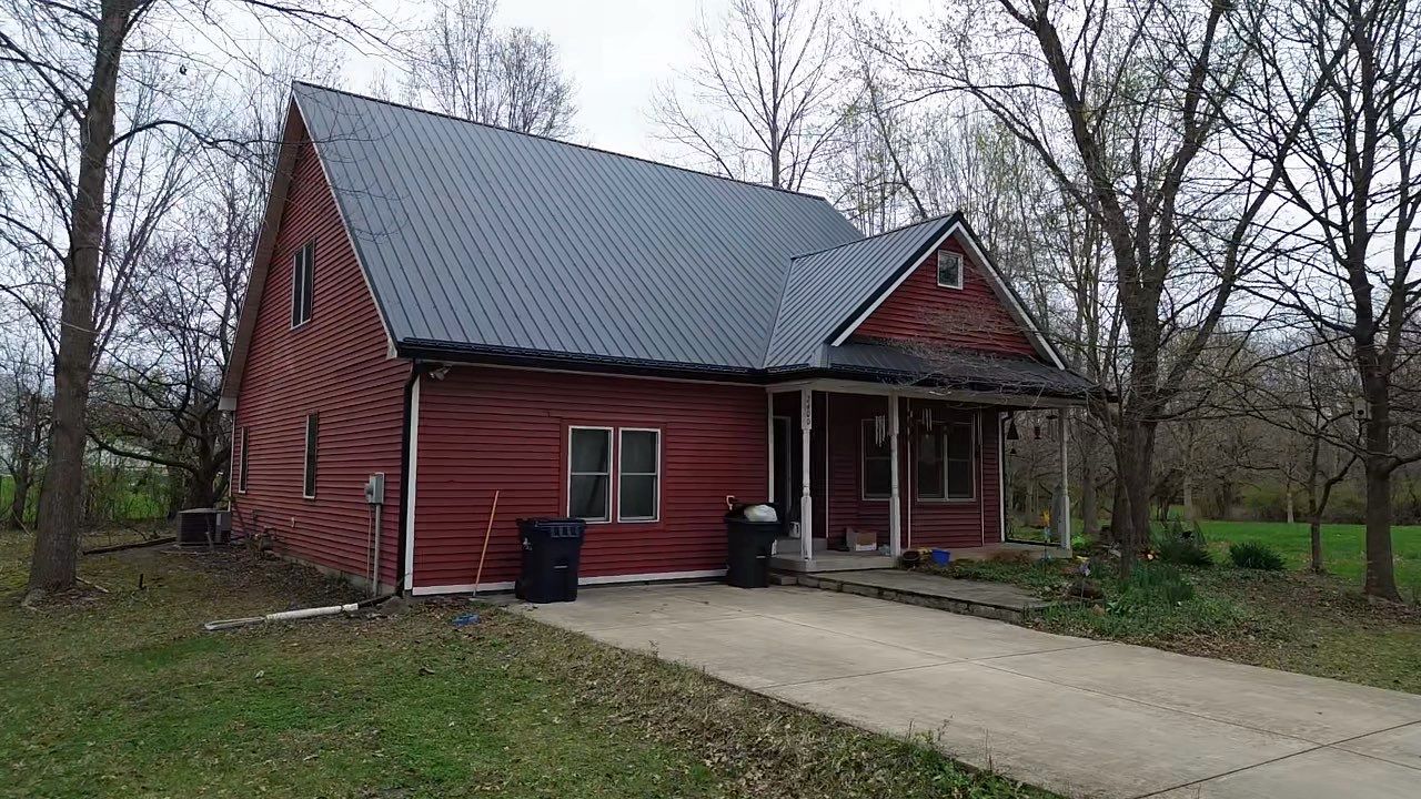 Exposed Fastener Metal Roof Replacement in Noblesville, IN by 4Ever Metal Roofing