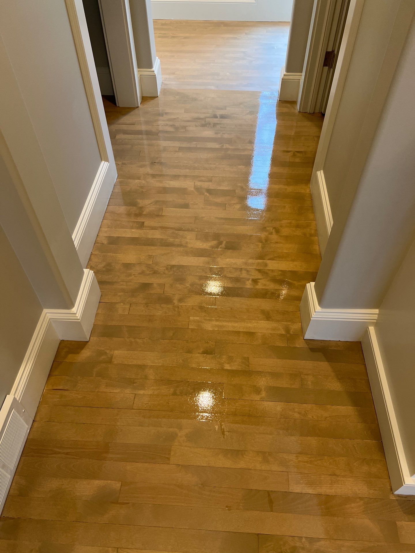 This refinish is UNRECOGNIZABLE! by RTBaldwin Hardwood Floors