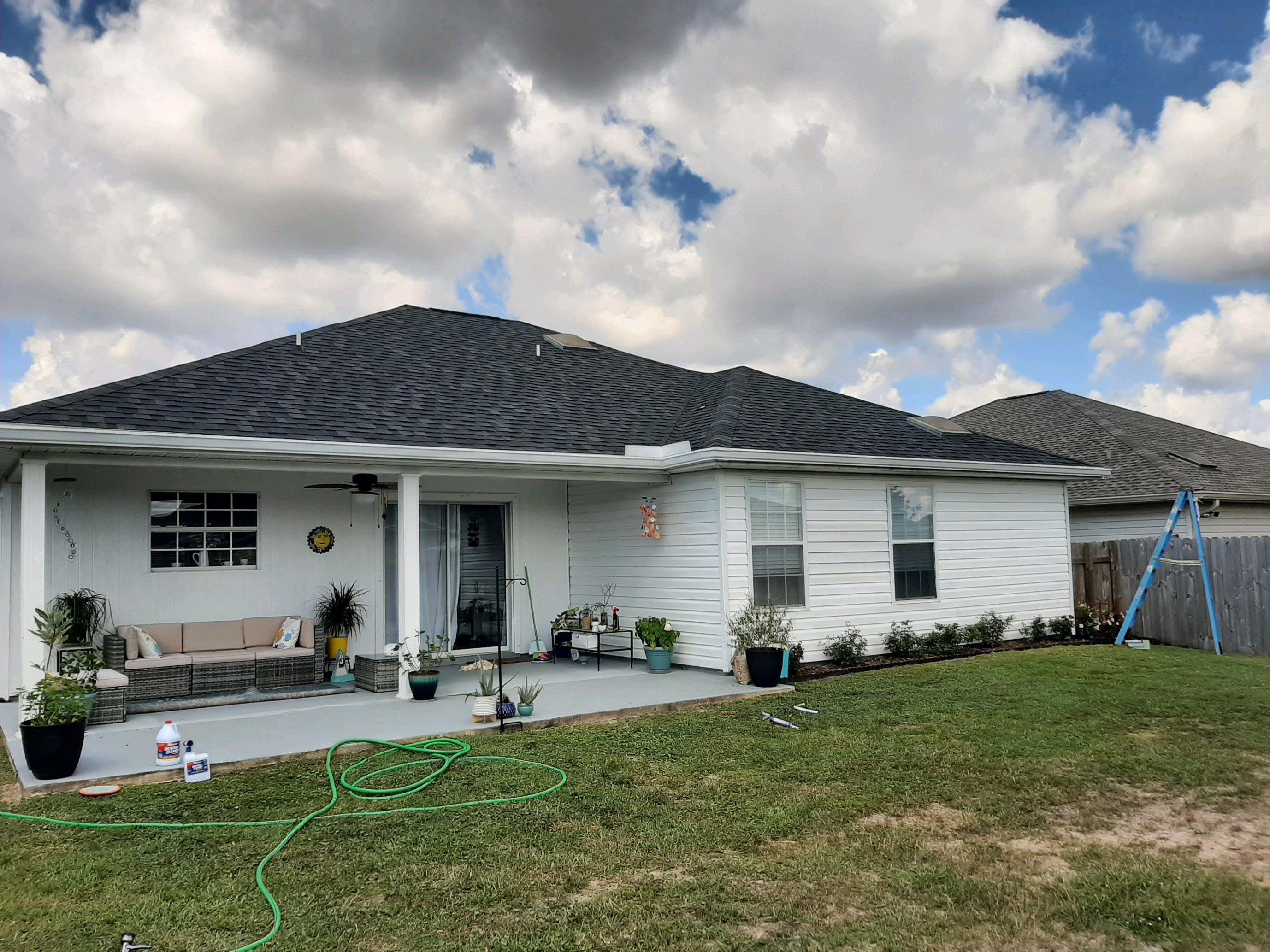 Gutter Installation using K-Style Seamless Gutters by Gutter Professors