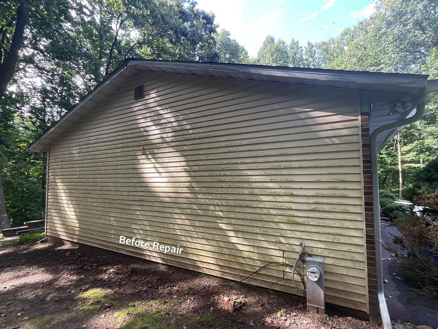 Siding Repair  by Alpha Design Services