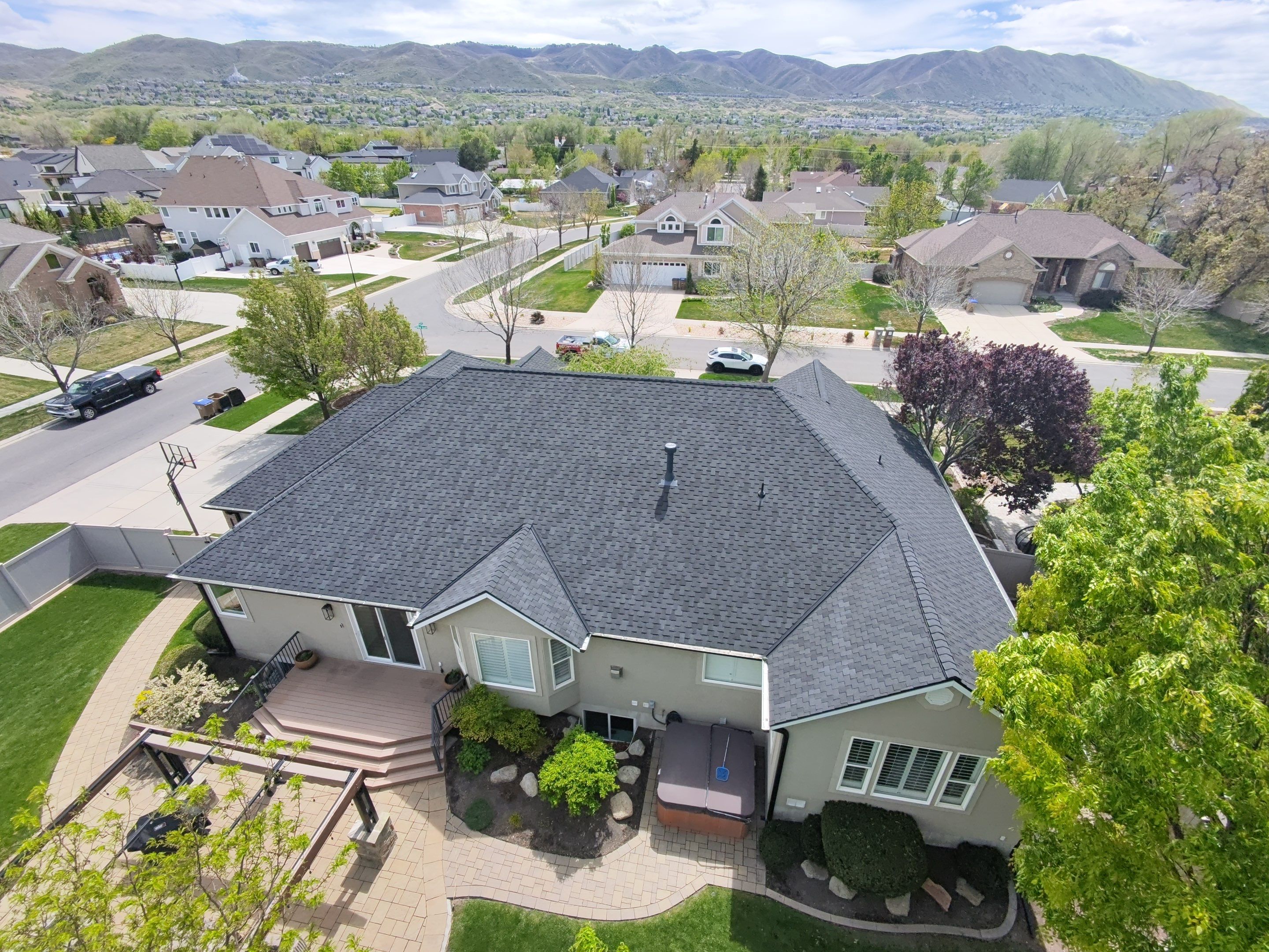 GAF Grand Sequoia Charcoal Roof by The Roof Doctor