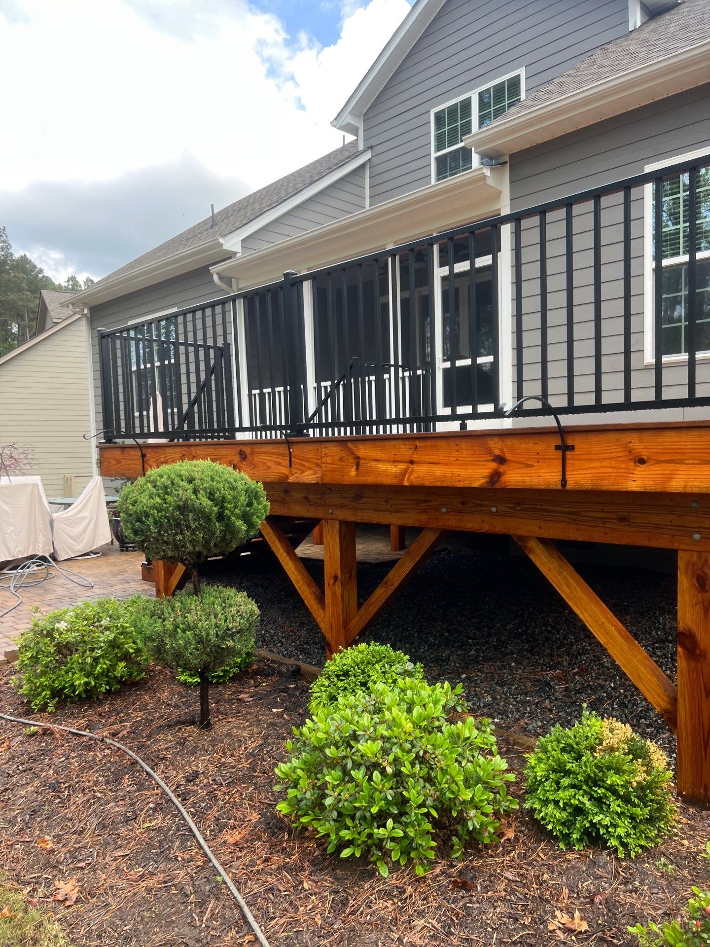 Weathered Deck using Wood Sealant by DuraSeal