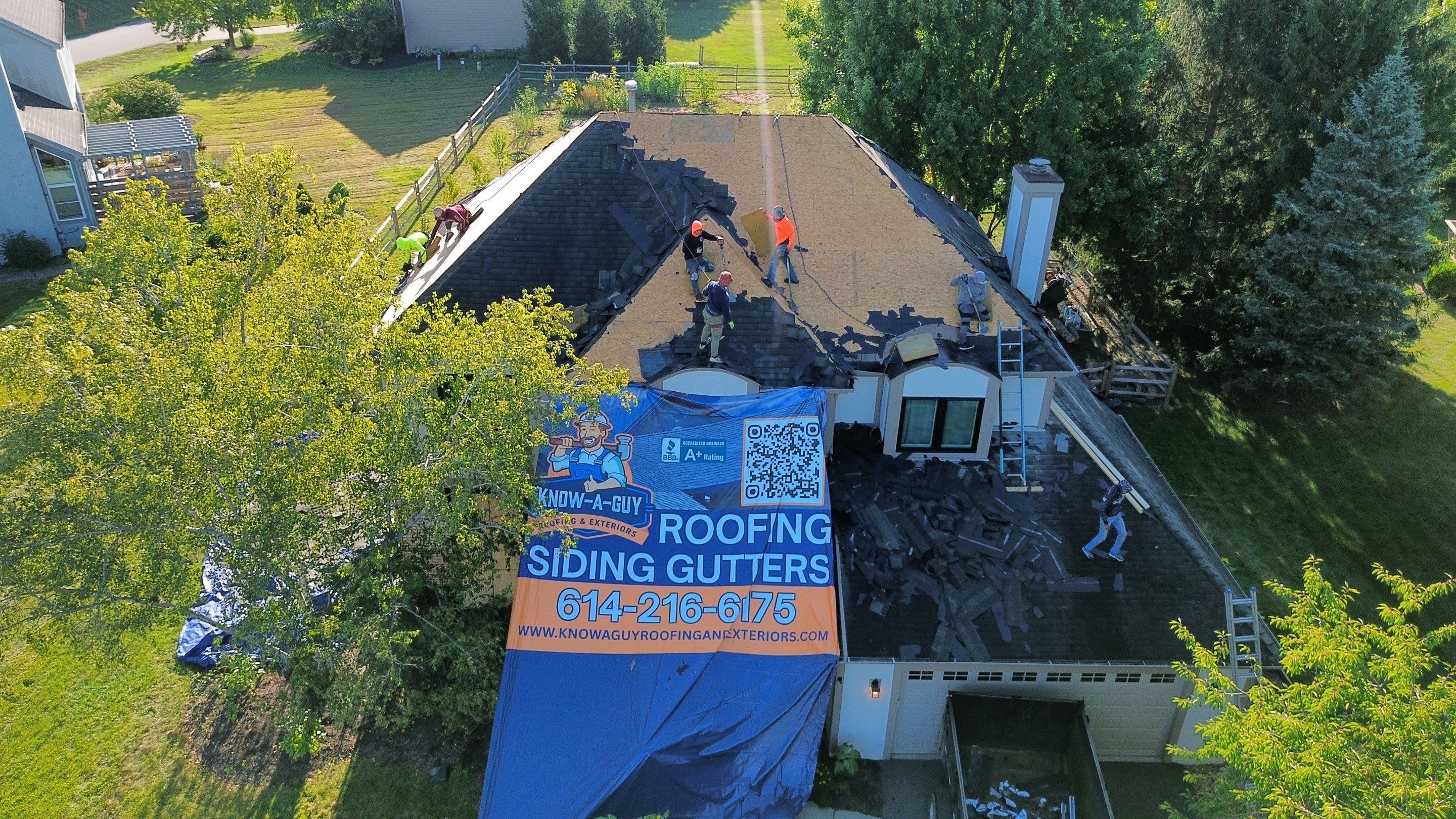Roof Replacement, Gutters, Copper Chimney Cap by Know-A-Guy Roofing & Exteriors