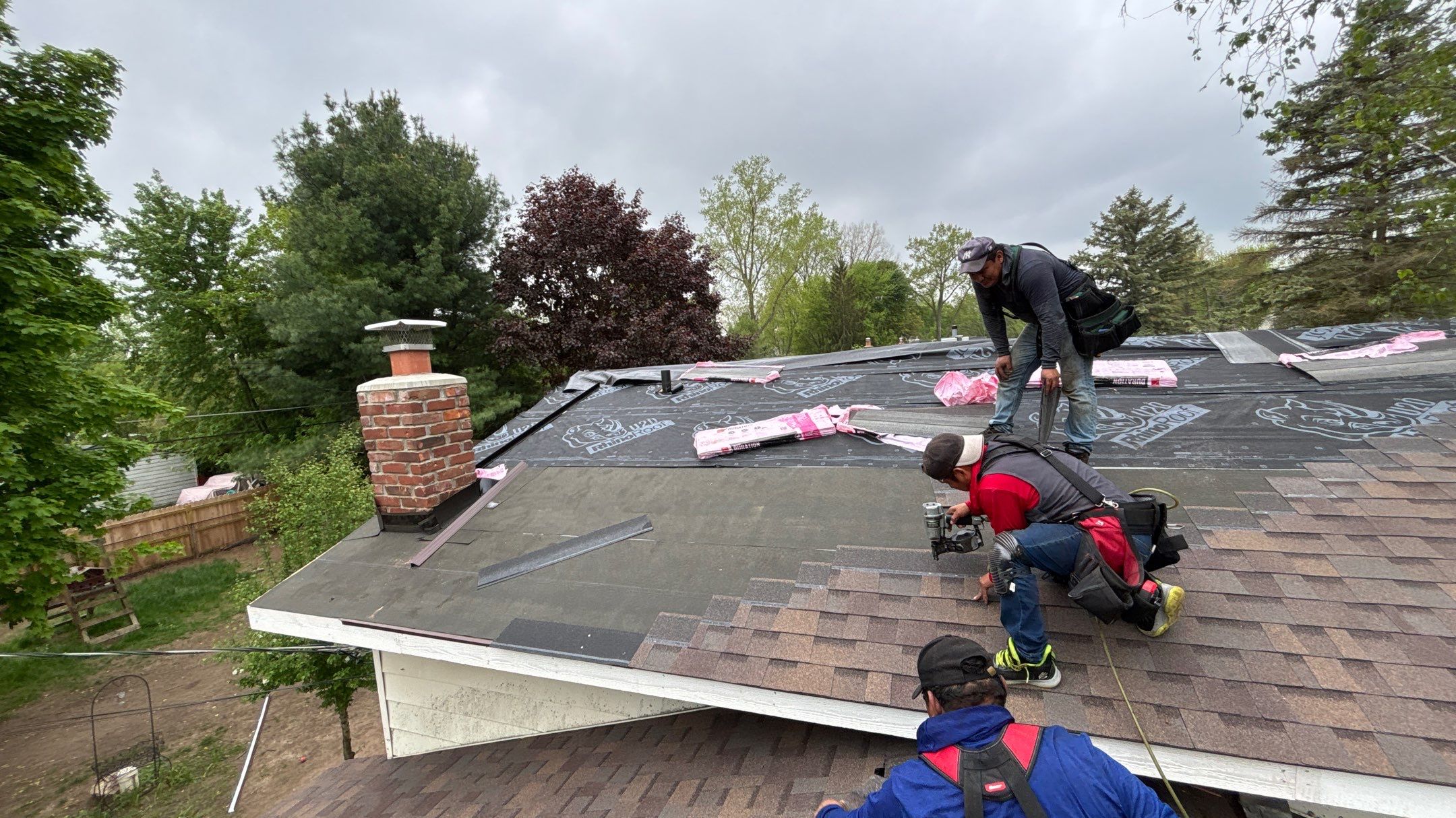 Roof Replacement using Owens Corning Teak by 180 Contractors