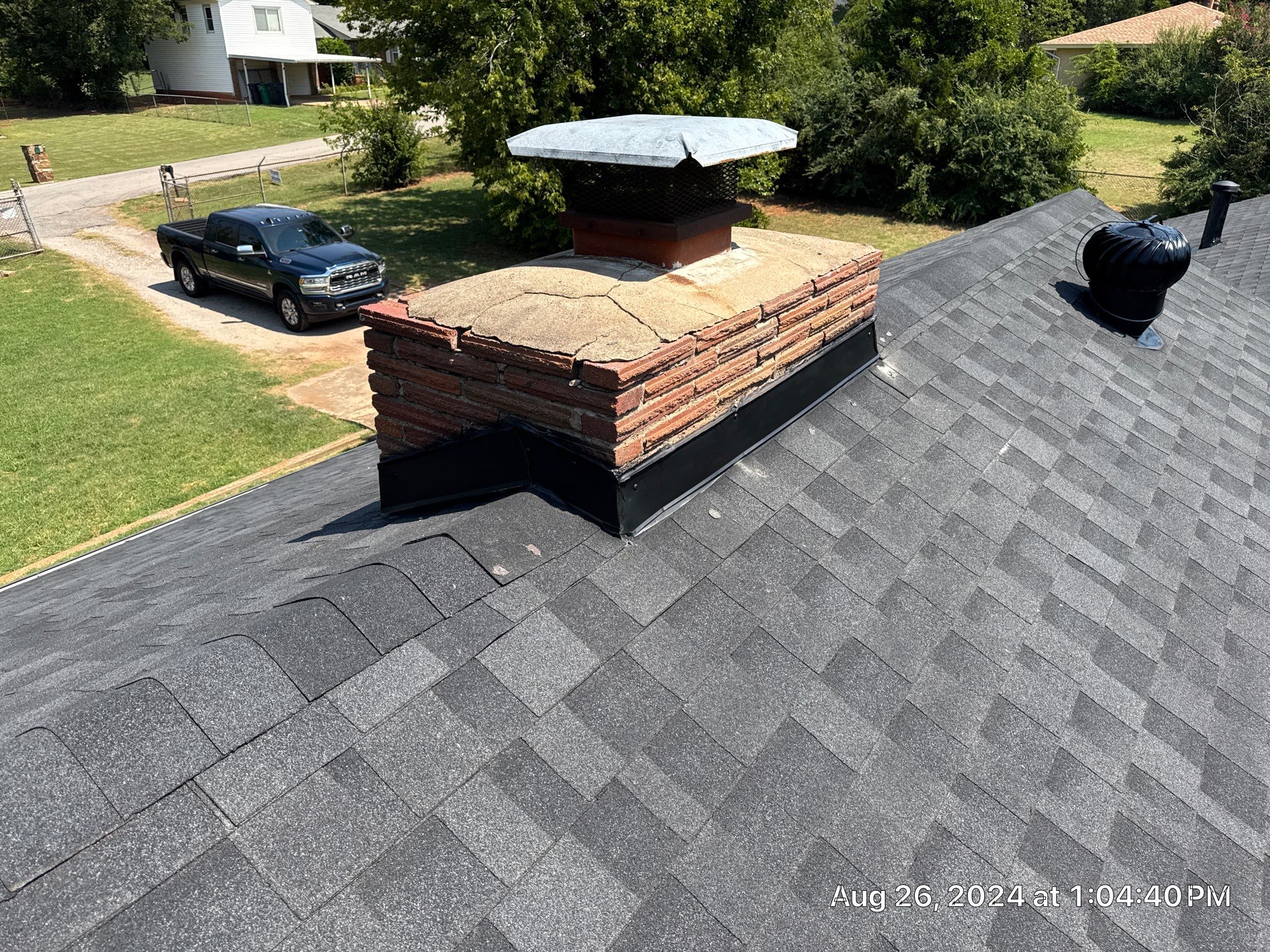 Reroof using IKO Granite Black by Castillo Roofing