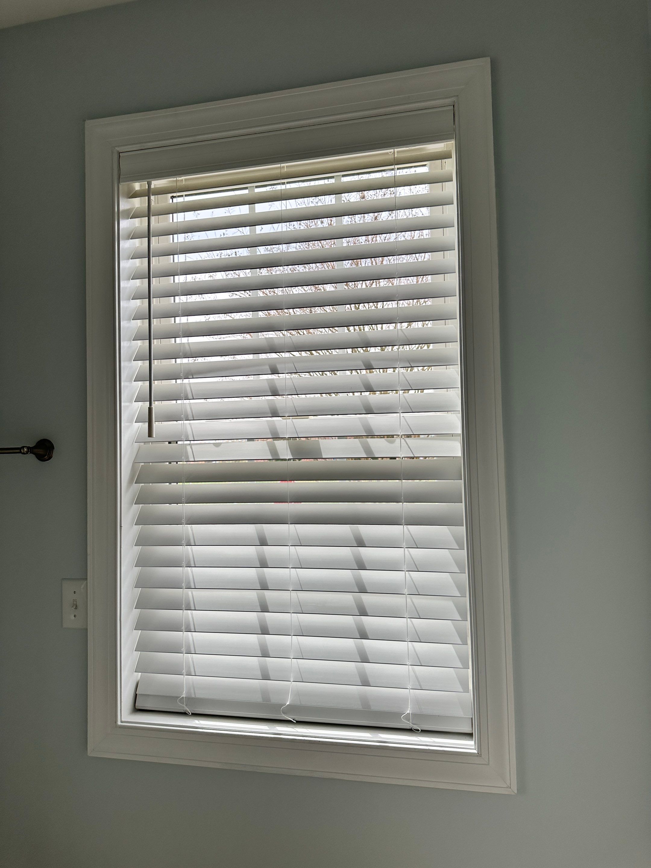 Shutter, Faux Wood Blind, and Honeycomb Installation - Leonardtown by Southern Maryland Custom Blinds