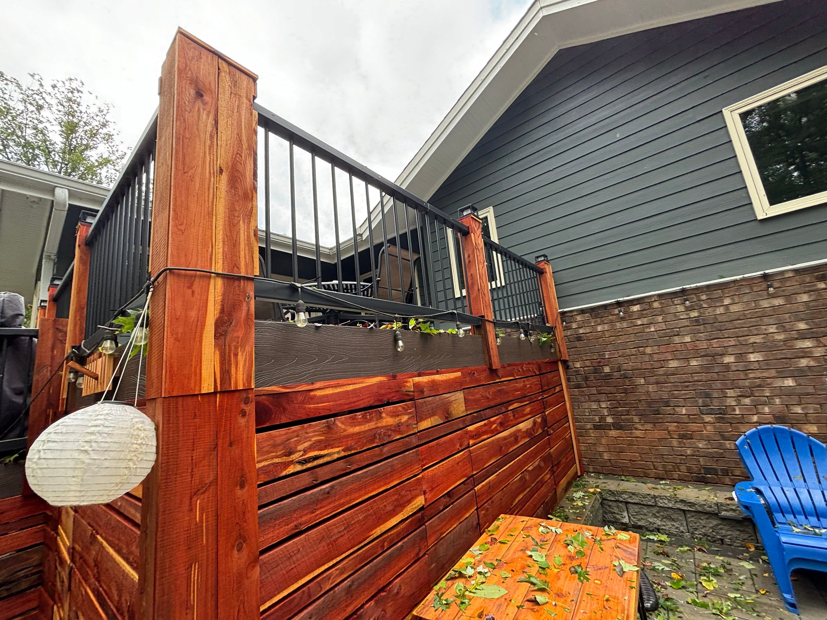 Fence and Deck using Wood Sealant and Stain by DuraSeal
