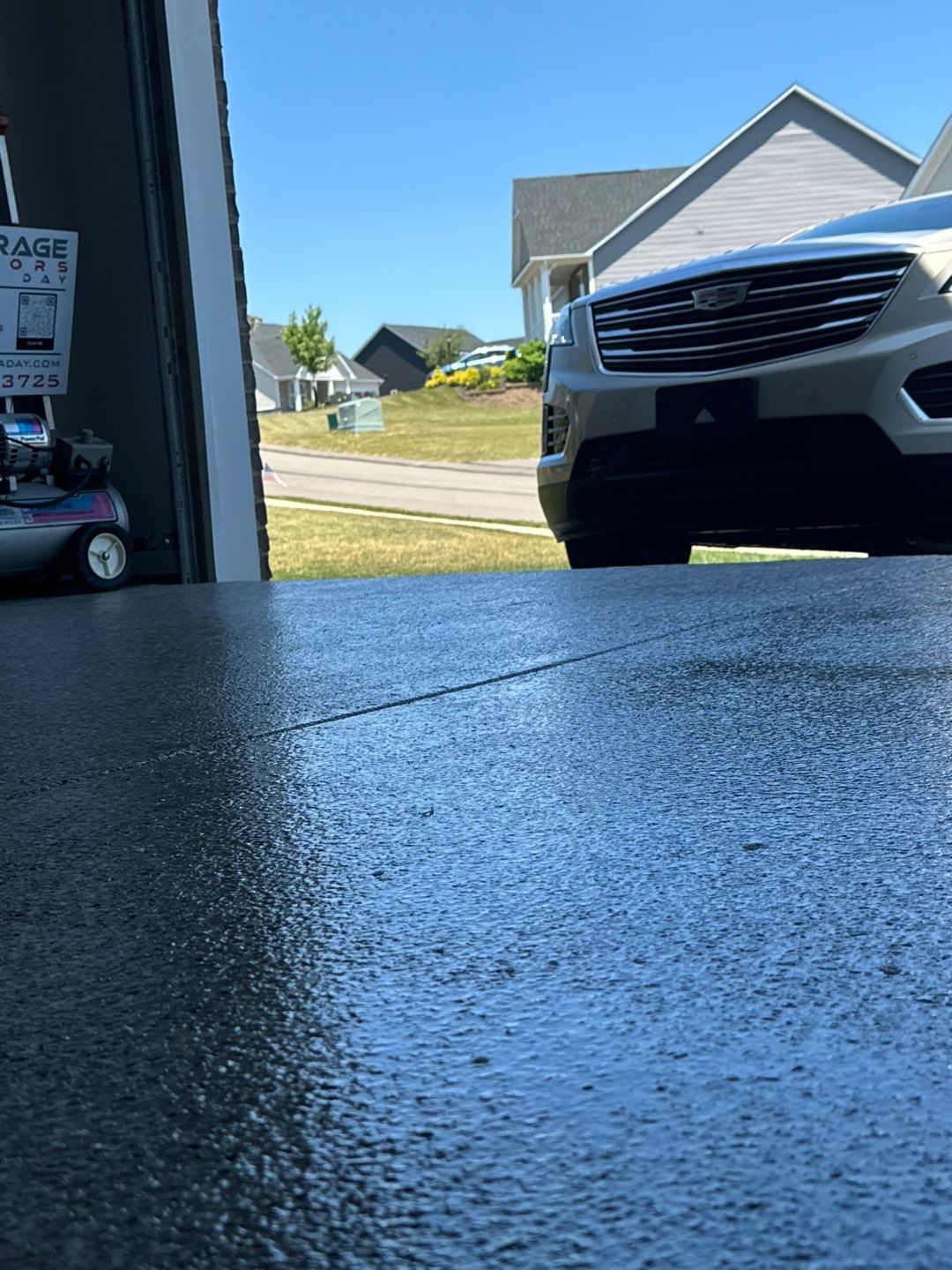 Porch + Garage Project in Washington by Floors in a Day, Inc