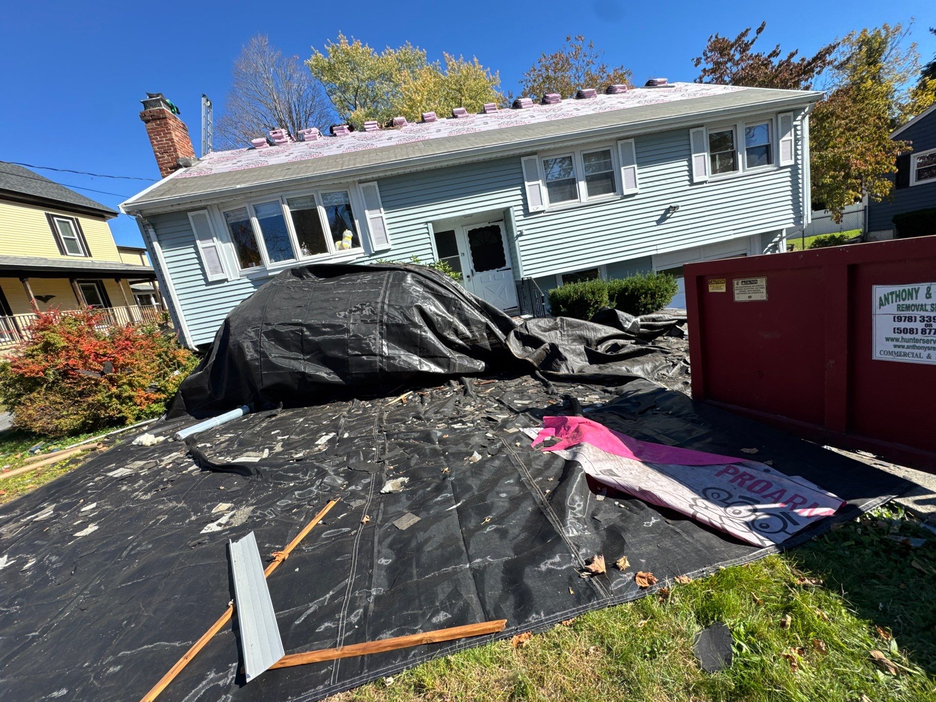 Full Roofing, Chimney, and Gutter Renovation | Woburn, MA by Mighty Dog Roofing of Greater Middlesex County