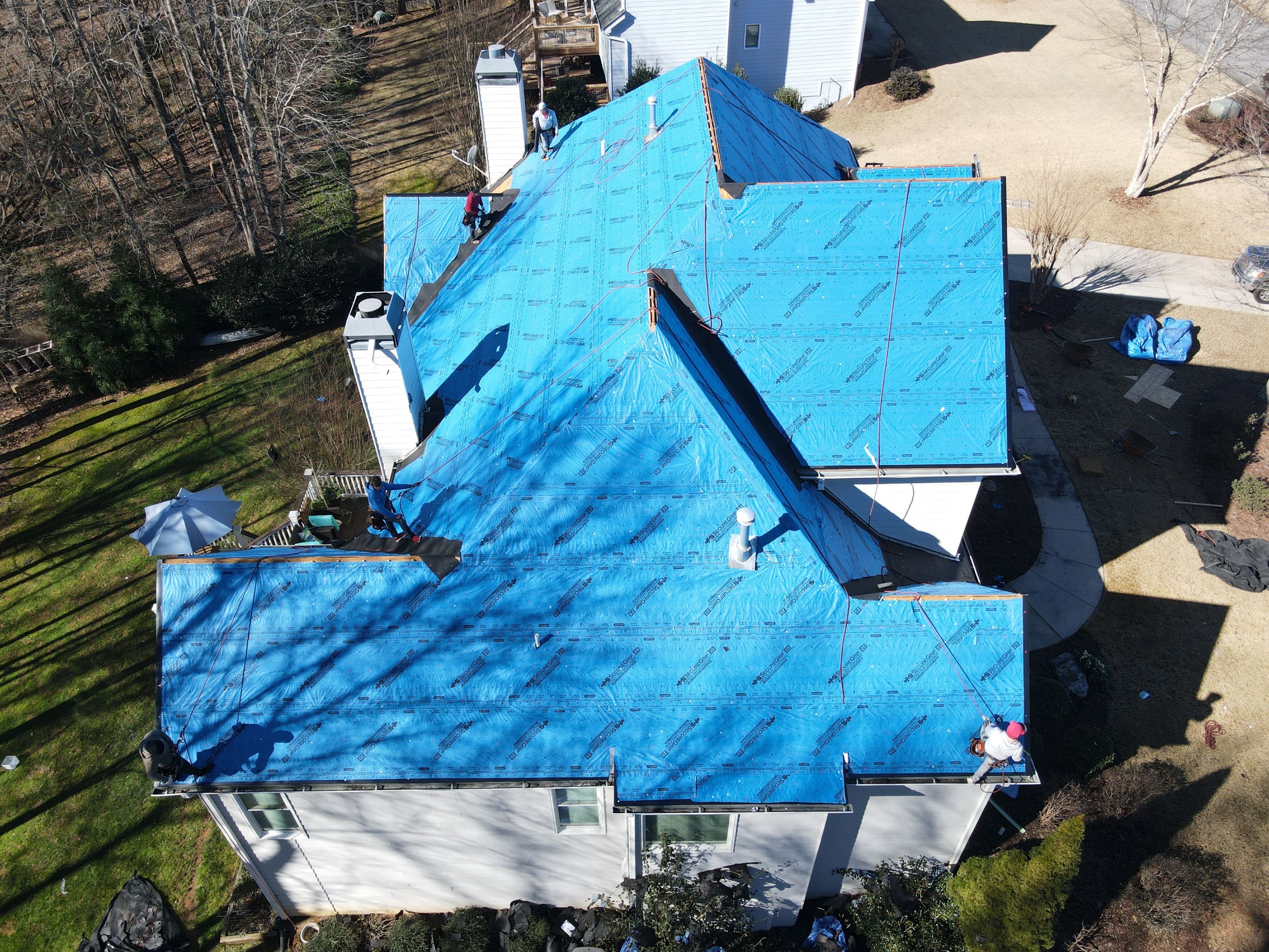 Residential Roofing Installation using Owens Corning by Inspector Roofing and Restoration