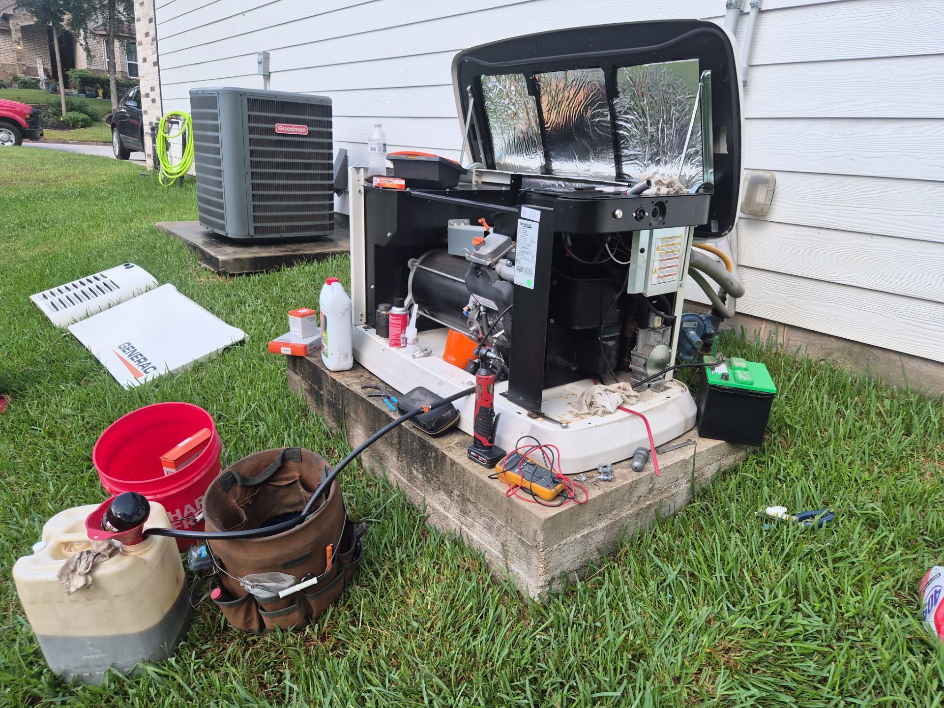 Residential Generac Generator Preventative Maintenance Service in Willis, Texas by GenTex Elite Services