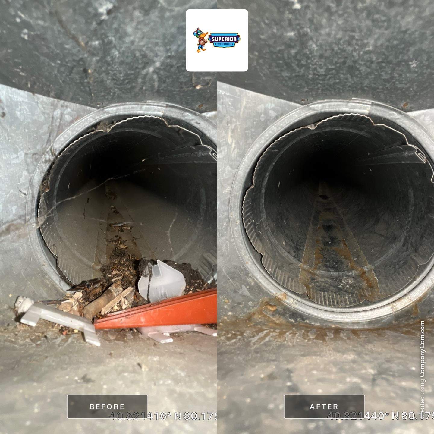 Air Duct Cleaning With a Vacuum Truck in Fombell, PA by Superior Air Duct Cleaning