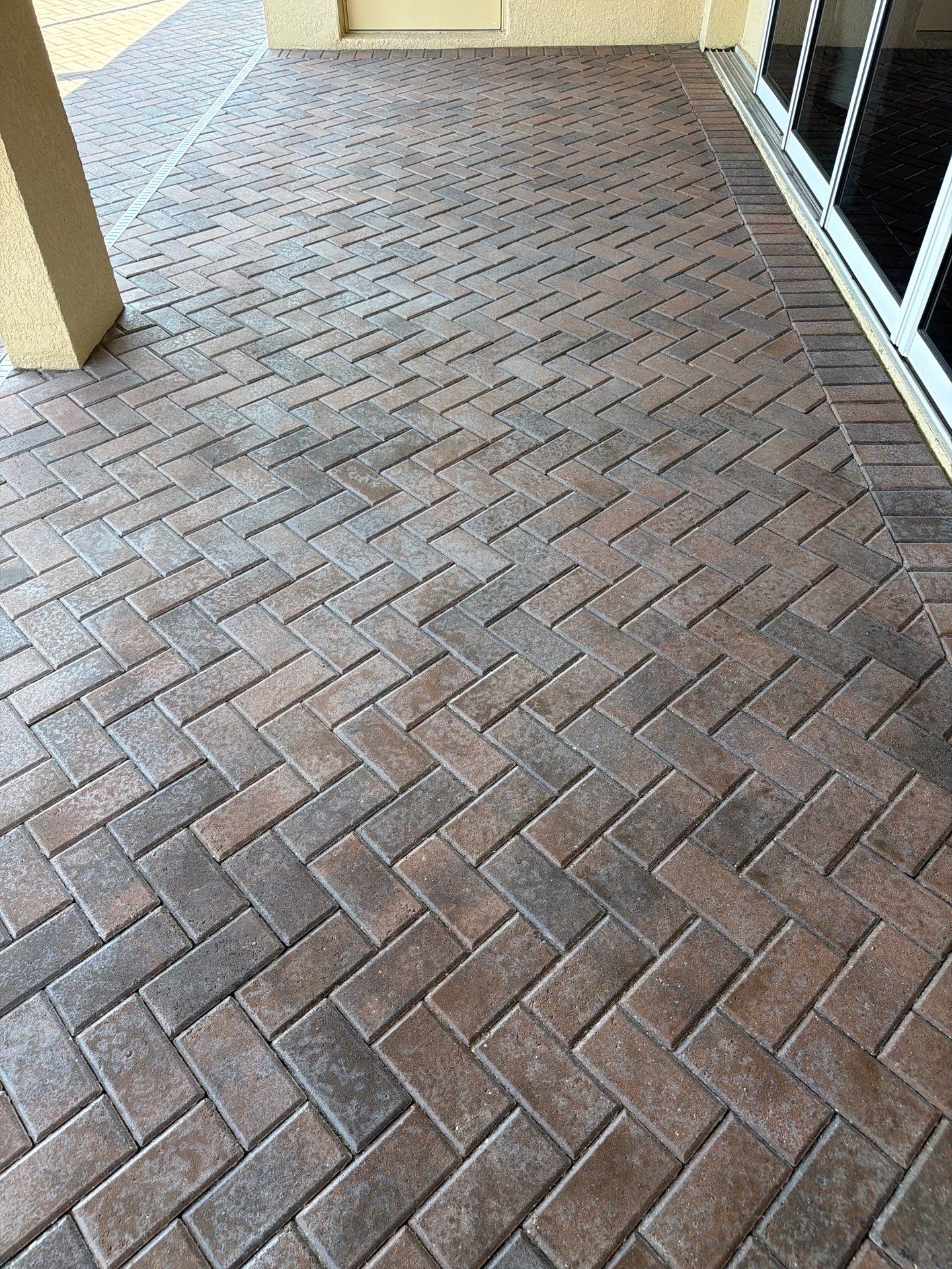 Paver Pool Deck Stripping and Sealing Project in Sun City Center by Supreme Paver Experts