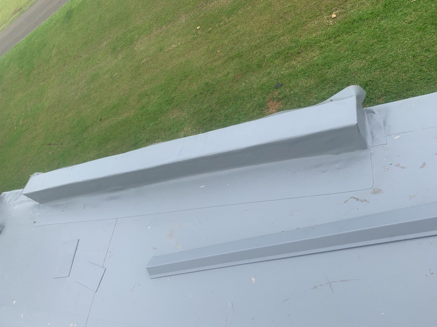 Commercial Roofing Installation using 50 mil PVC by Hostetler Roofing