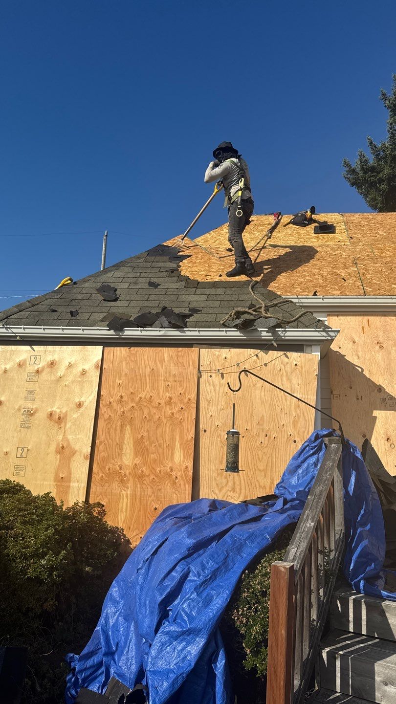 Residential Roofing Installation using GAF UHDZ Shingles by Roofing Formula LLC