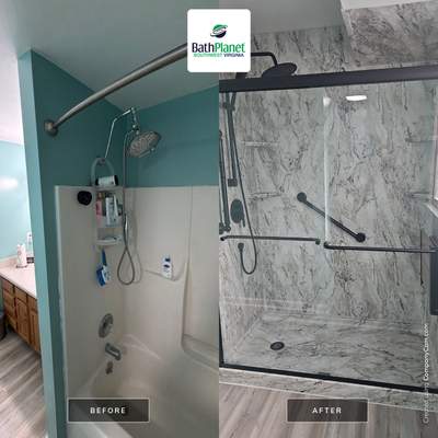 Tub to Shower