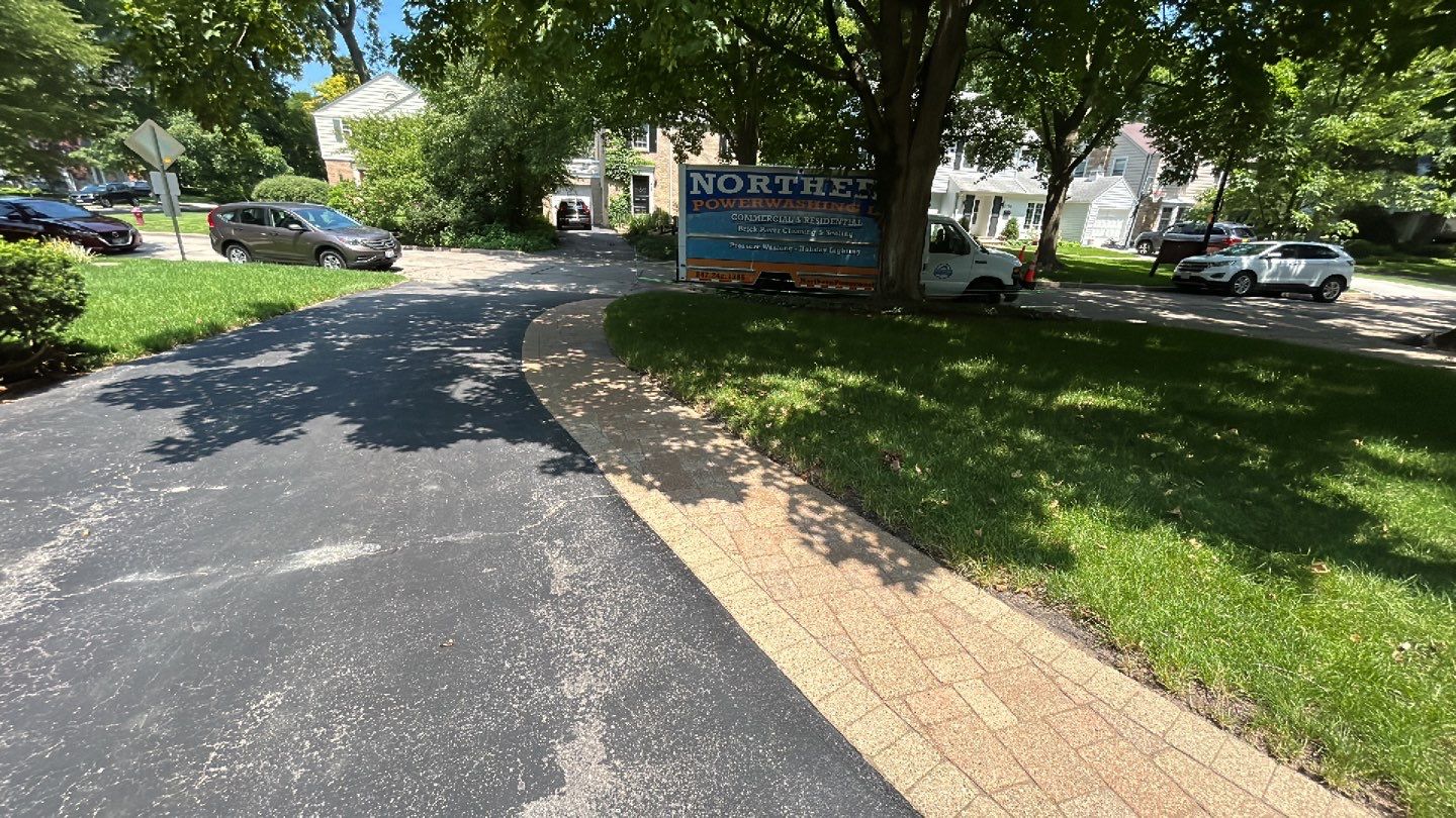 brick paver repair, clean and seal using Surebond SB-1300 by Northern Power Washing LLC.