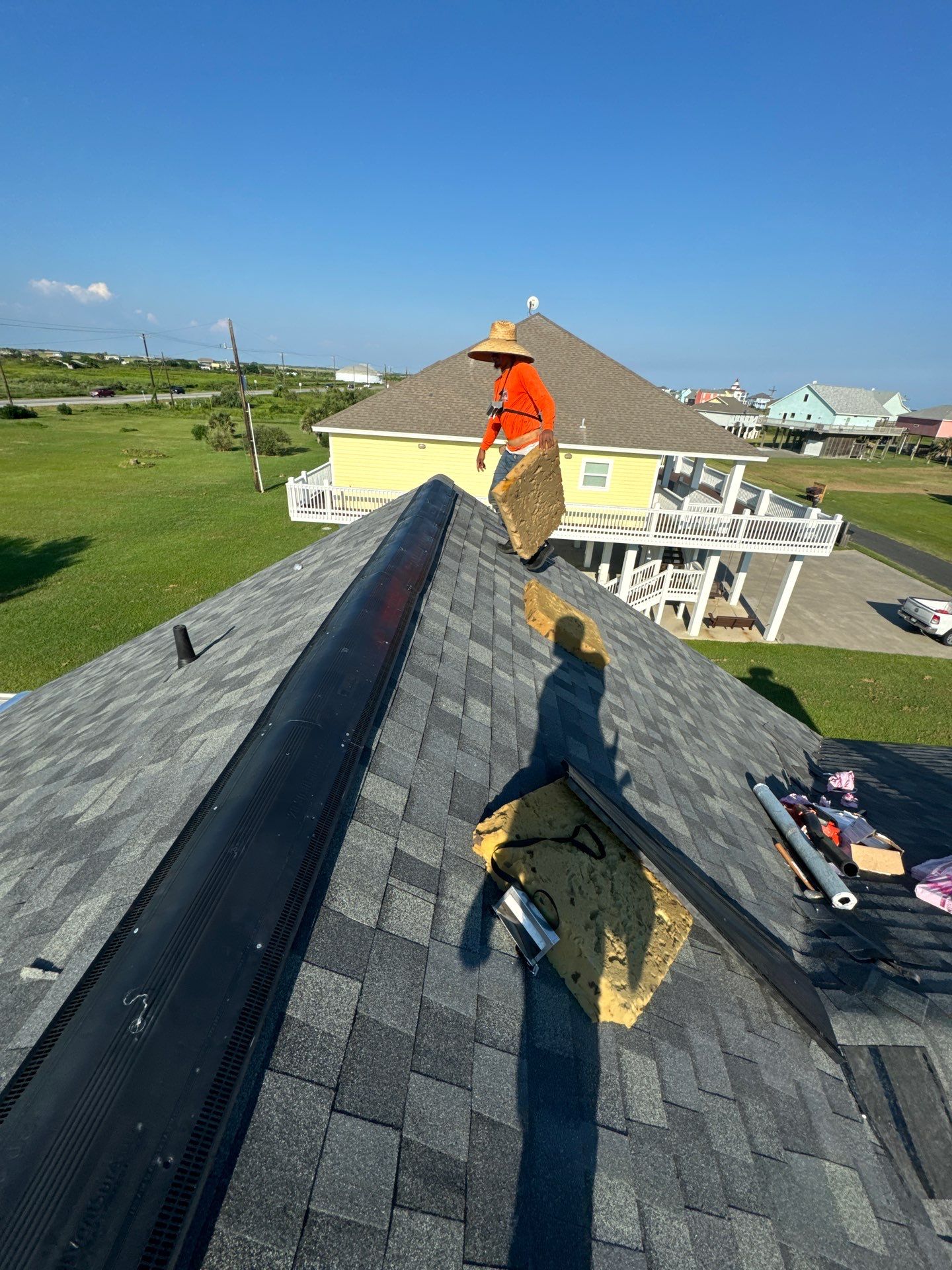Residential Roofing Repair using Owen's Corning Duration (Lifetime) Shingles by Roof Repair Company
