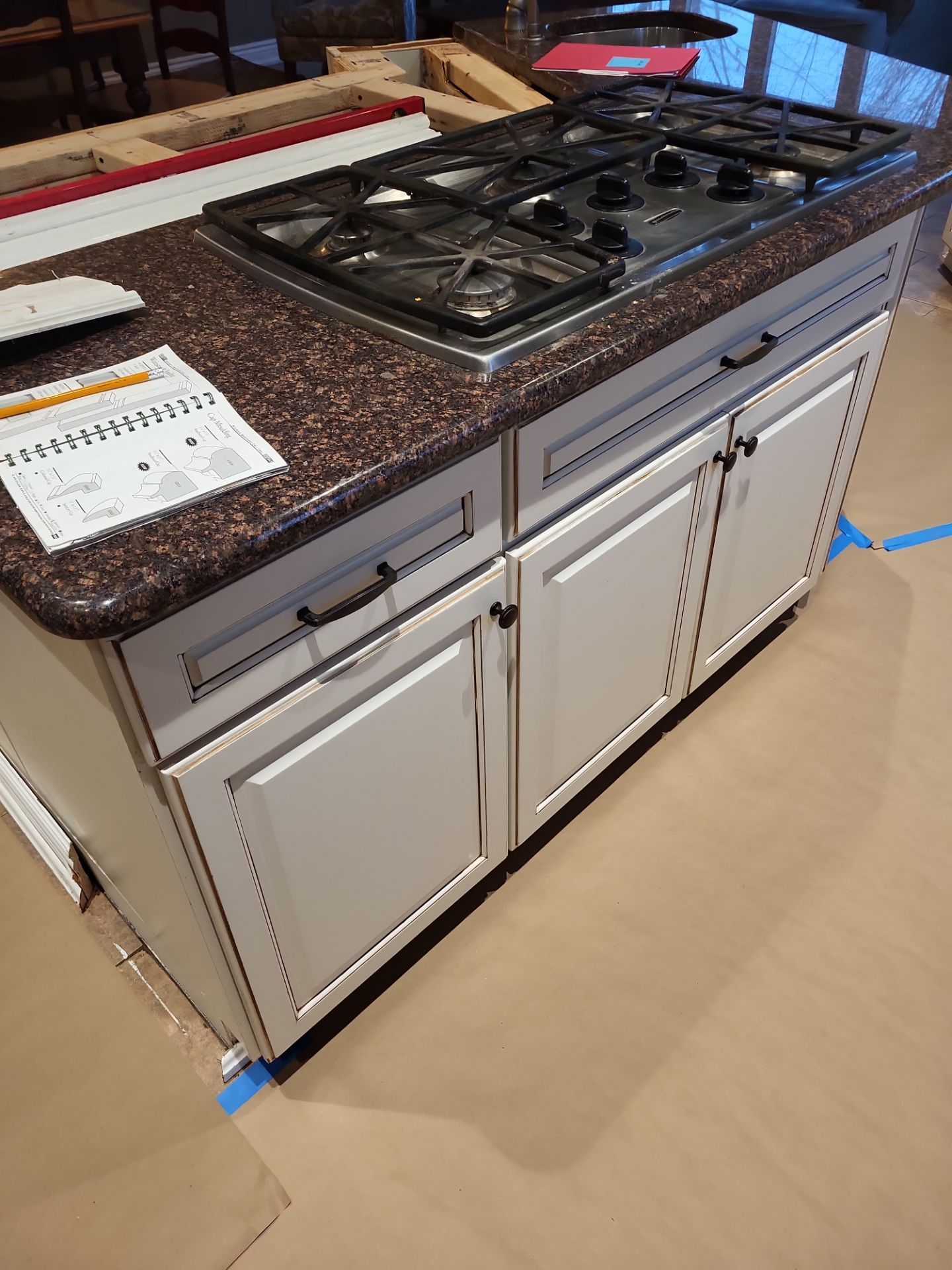 Custom Island Remodel by Spectrum Painting, LLC