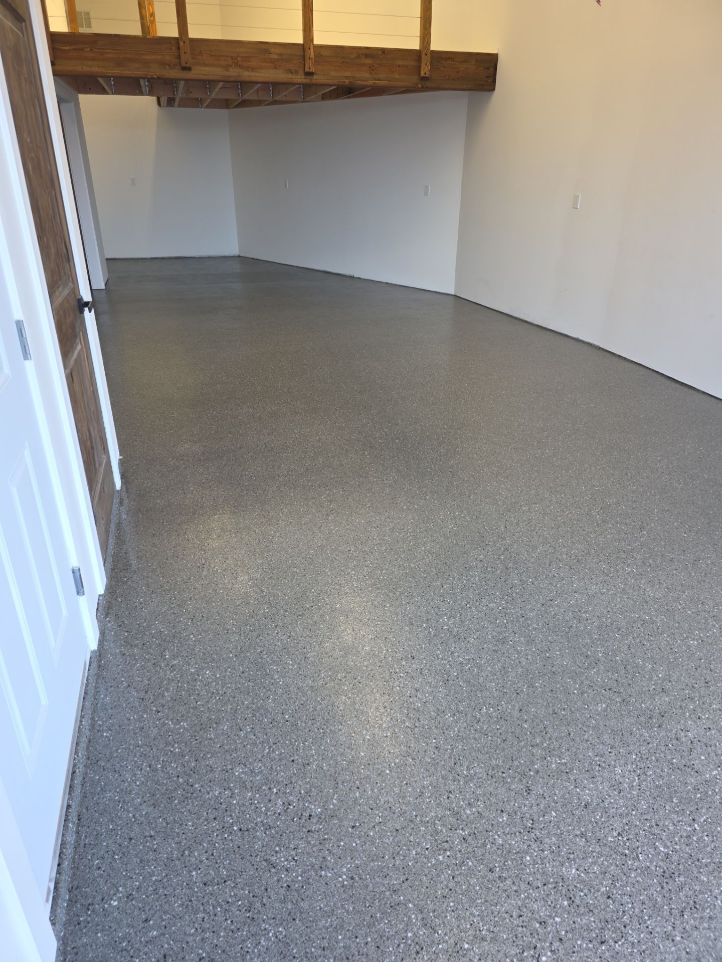 Garage Transformation using Slate Hybrid by Croc Coatings, LLC