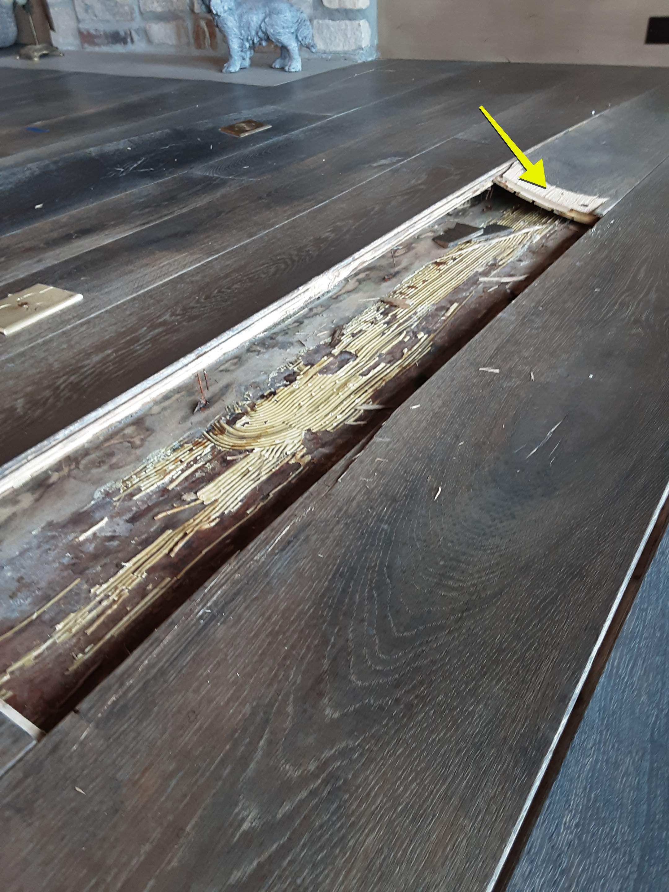 Interior water damage inspection by ASAP Roofing & Exteriors