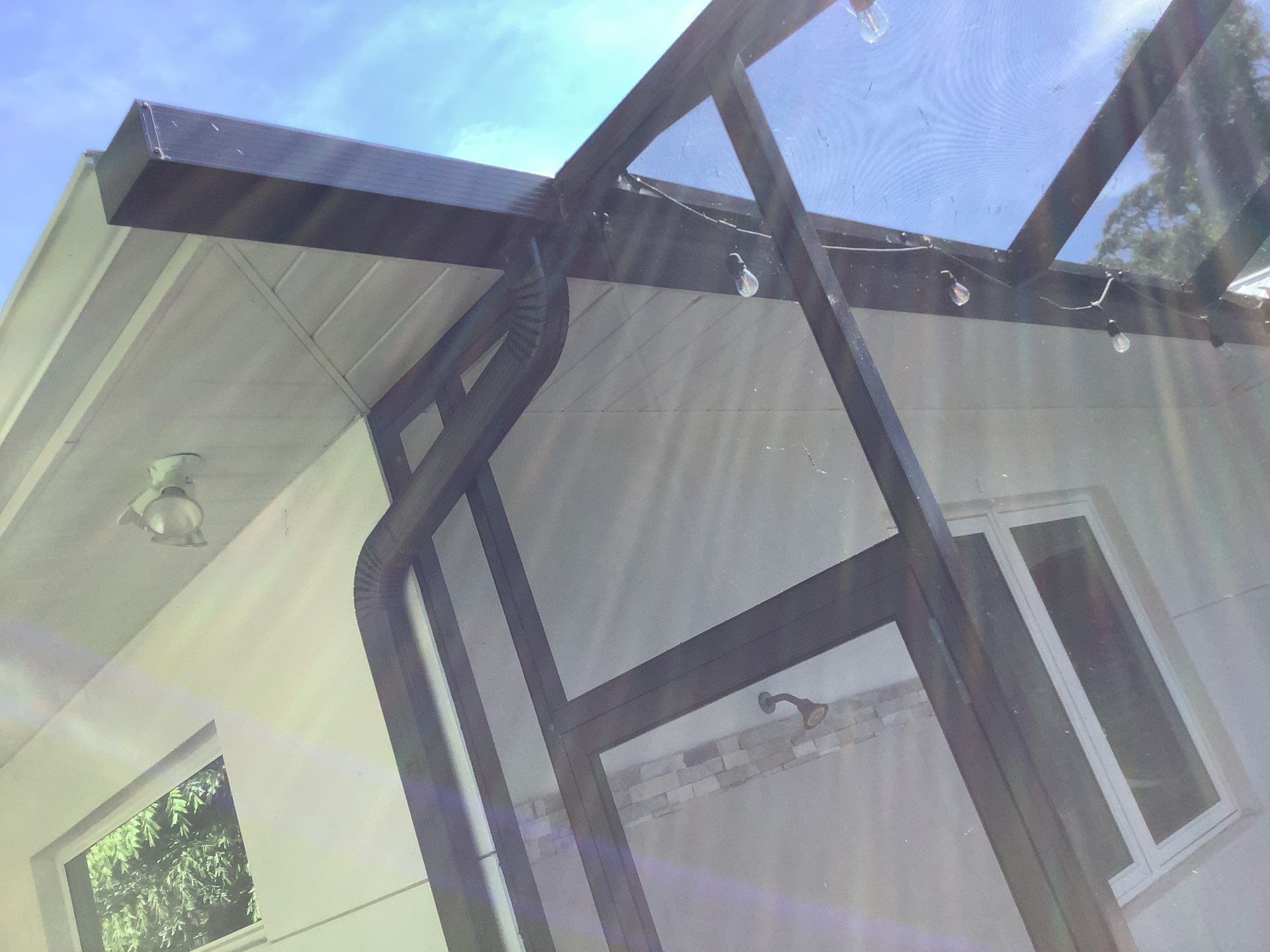 Gutter guards installation combined with gutter cleaning in Sarasota, FL by Gutter Professors