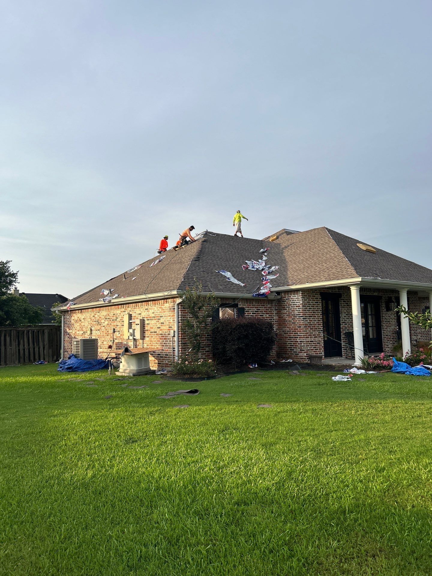 Residential Roof Replacement using GAF HDZ - Weathered Wood by Elite Roofing LLC