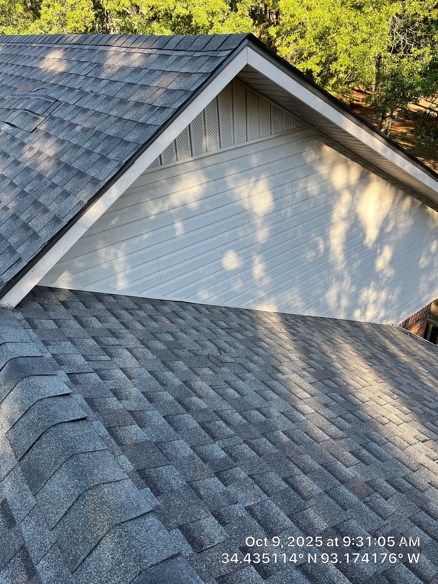 Full Residential Roof Replacement with GAF Timberline HDZ Shingles in Hot Springs by Temple Roofing and Exteriors