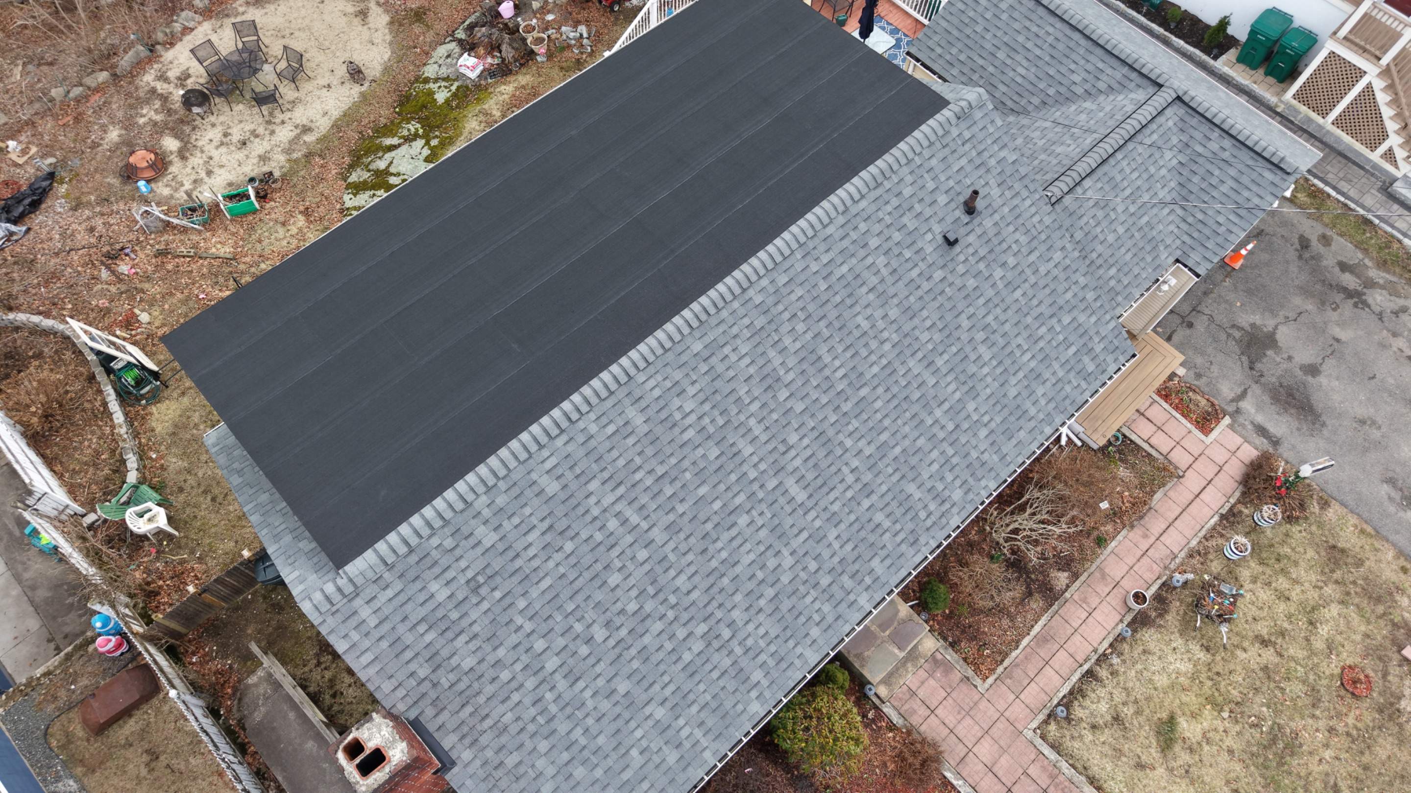 Major Roof Overhaul in Lynn, MA – Full Replacement, Skylight Removal, Gutters & Custom Flashing by JOHNNYS PRO