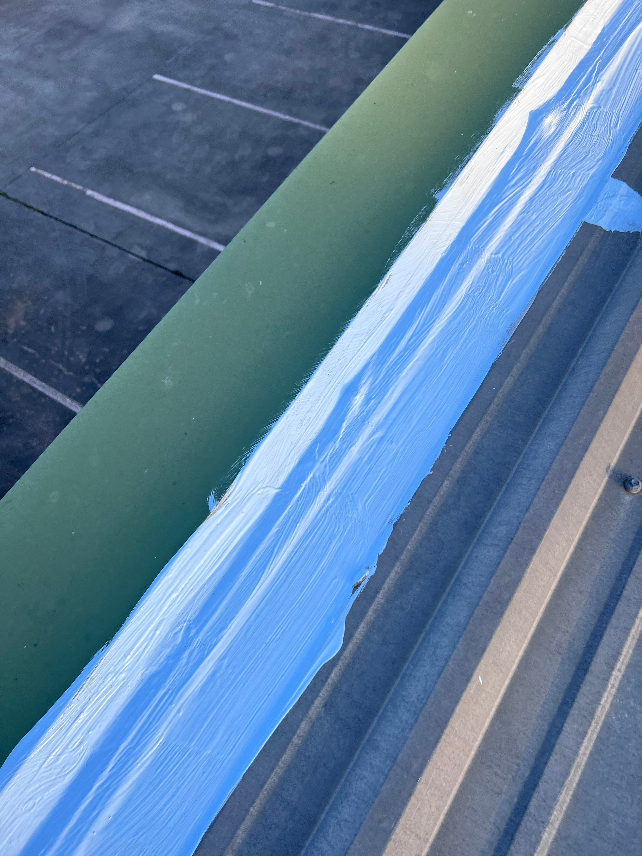 Hail Damage using Metal by Roof Repair Company