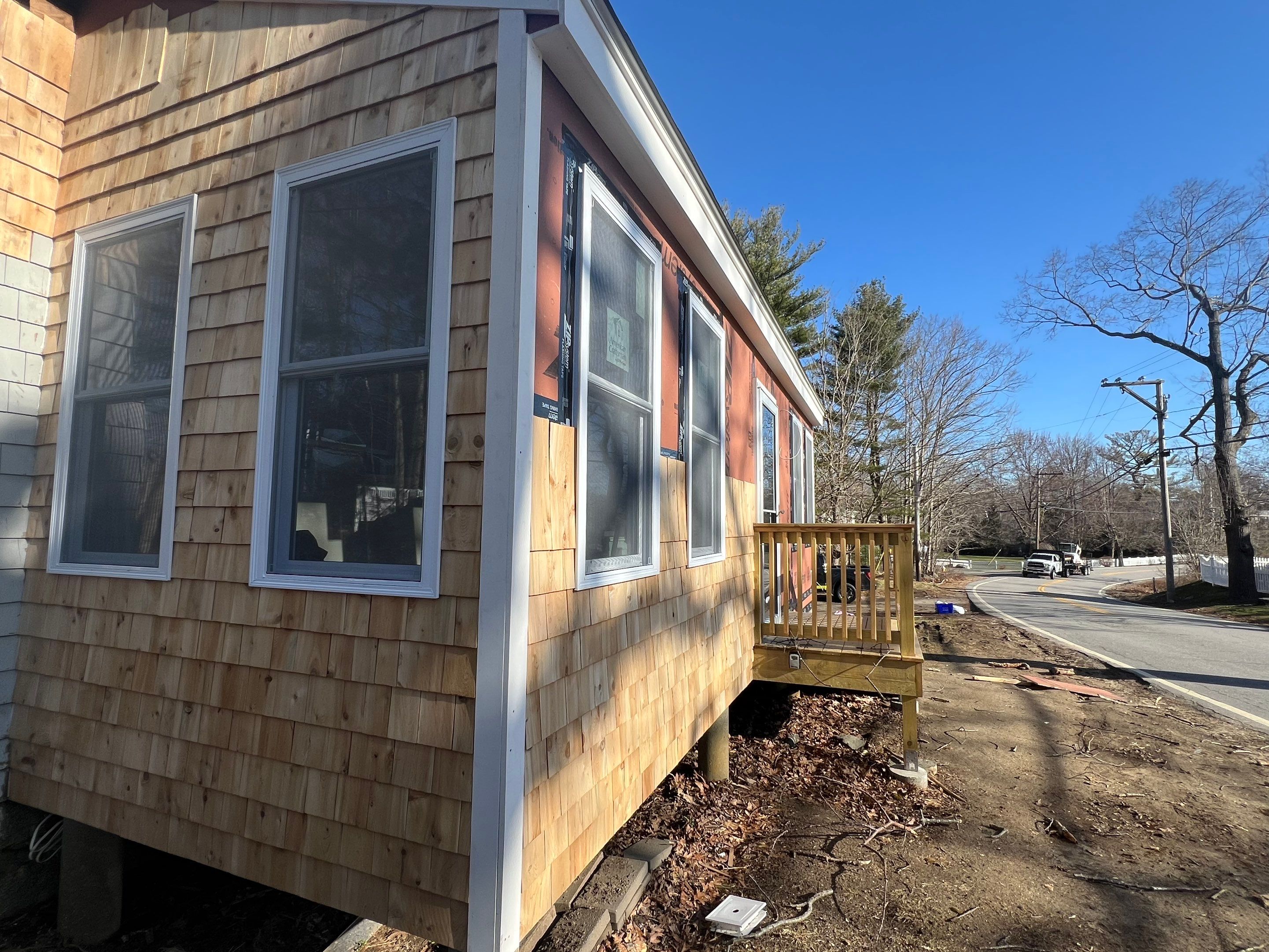 Three Season Build W/New Roof in New Castle, NH by Tall pine roofing