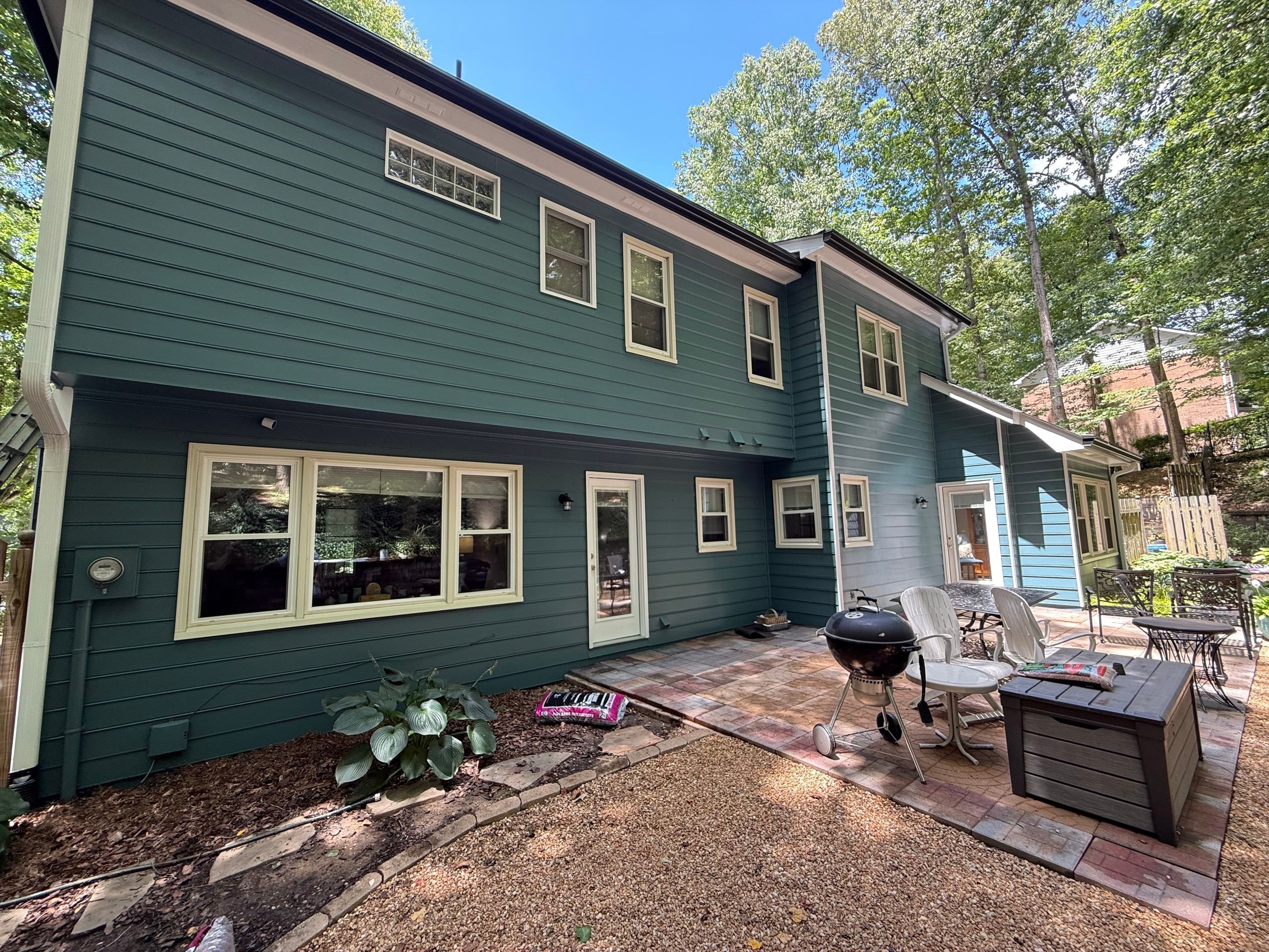 Two-Story Exterior Repainting and Color Transformation in Marietta by Swift Home Renovations