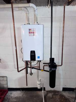 Navien NPE-240 Tankless Water Heater Installation in Milwaukee | GSHA Services