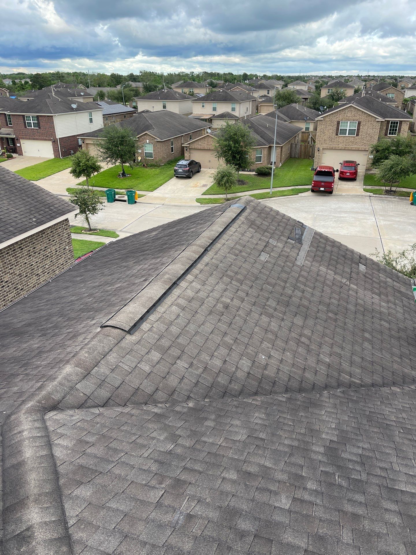 Hail Damage using Owen's Corning Duration (Lifetime) Shingles by Roof Repair Company