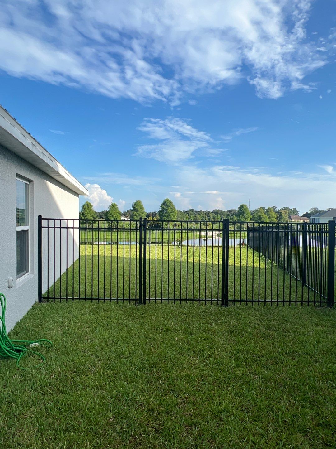 Parrish, FL 4ft. Tall 3-Rail Black Aluminum Fence by Asap fence and gates, LLC