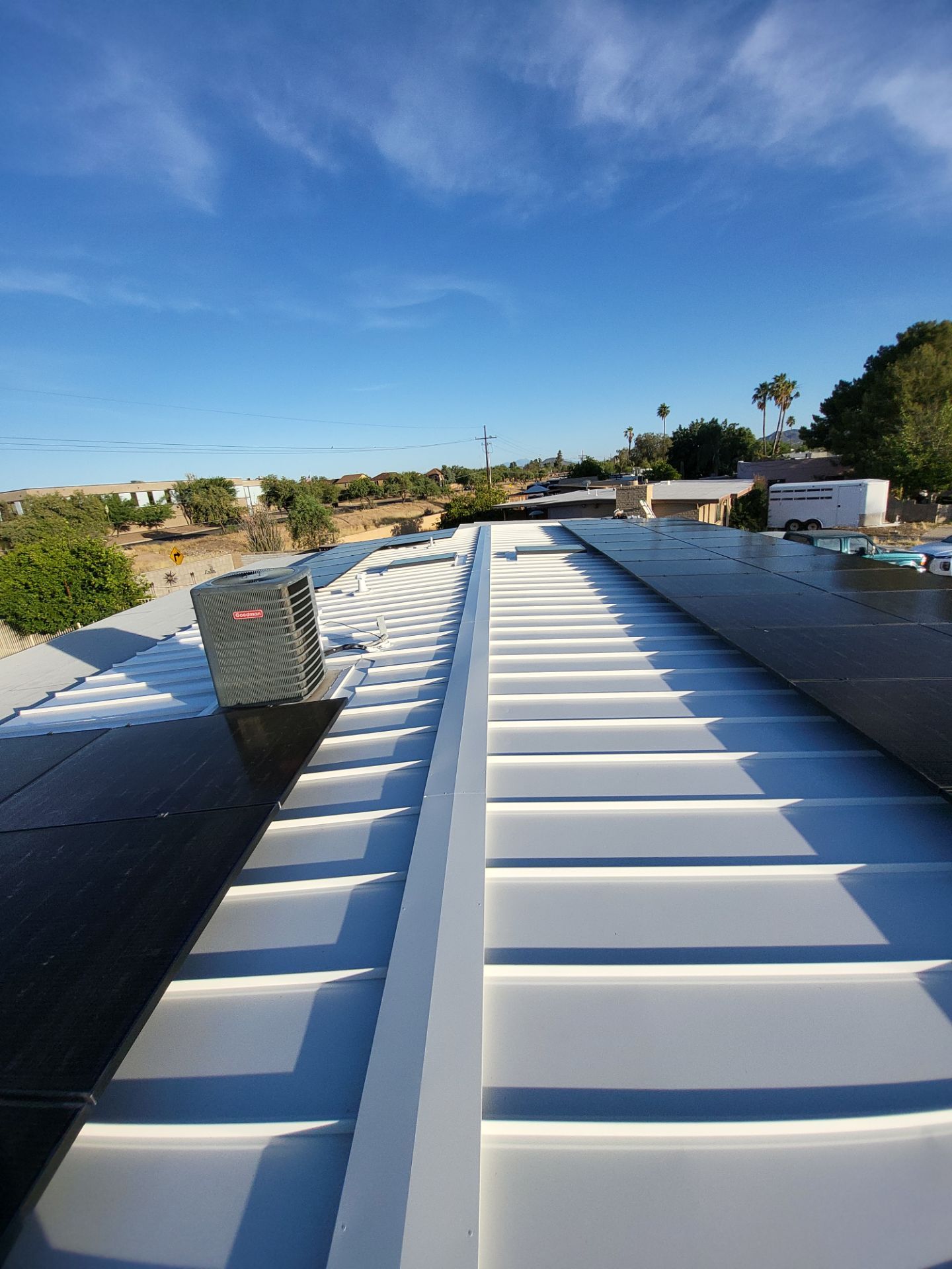 Bright White Standing Seam by Reimagine Roofing