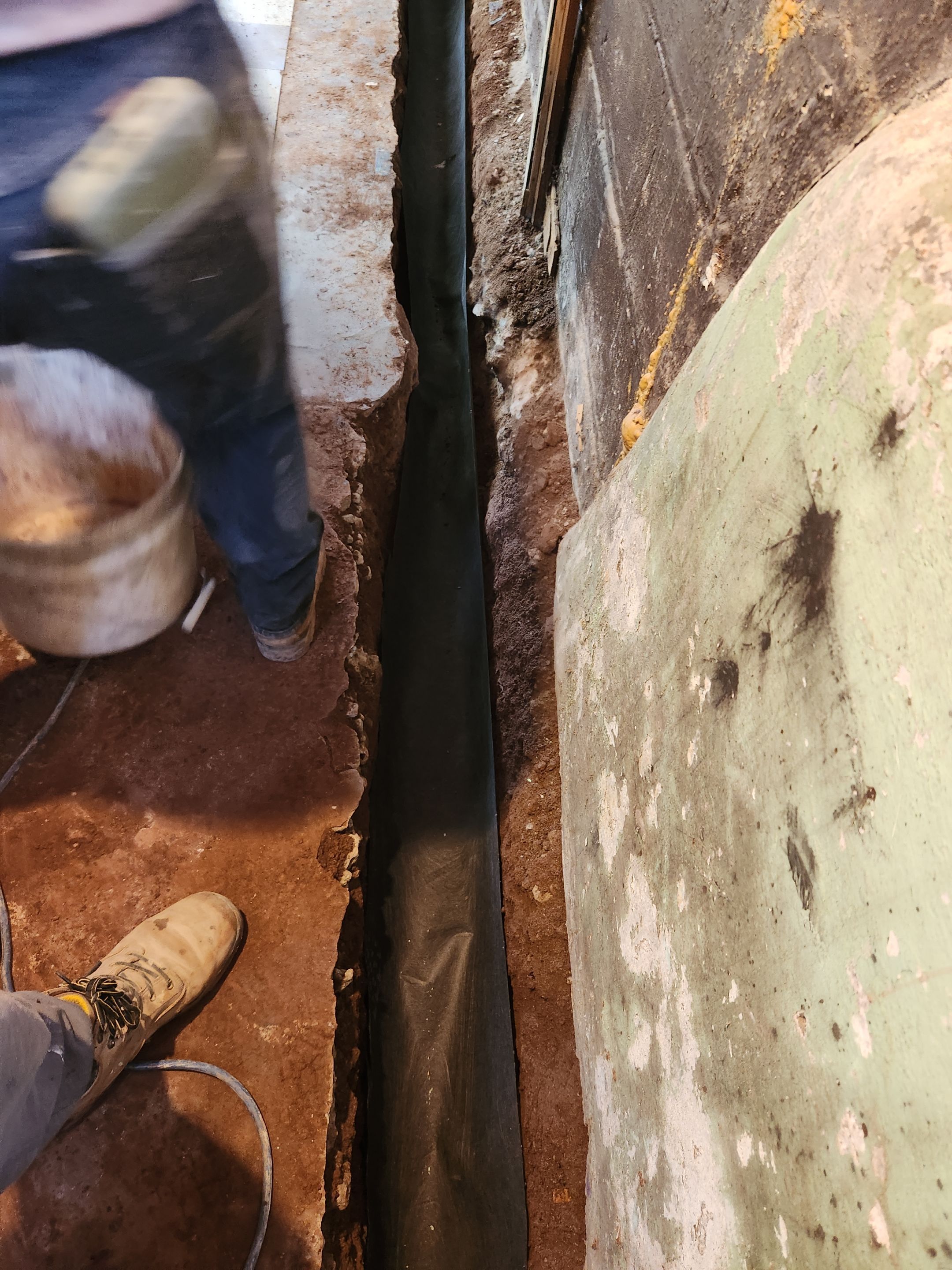 Interior French Drain West Orange NJ by Pure Service Pro, LLC 