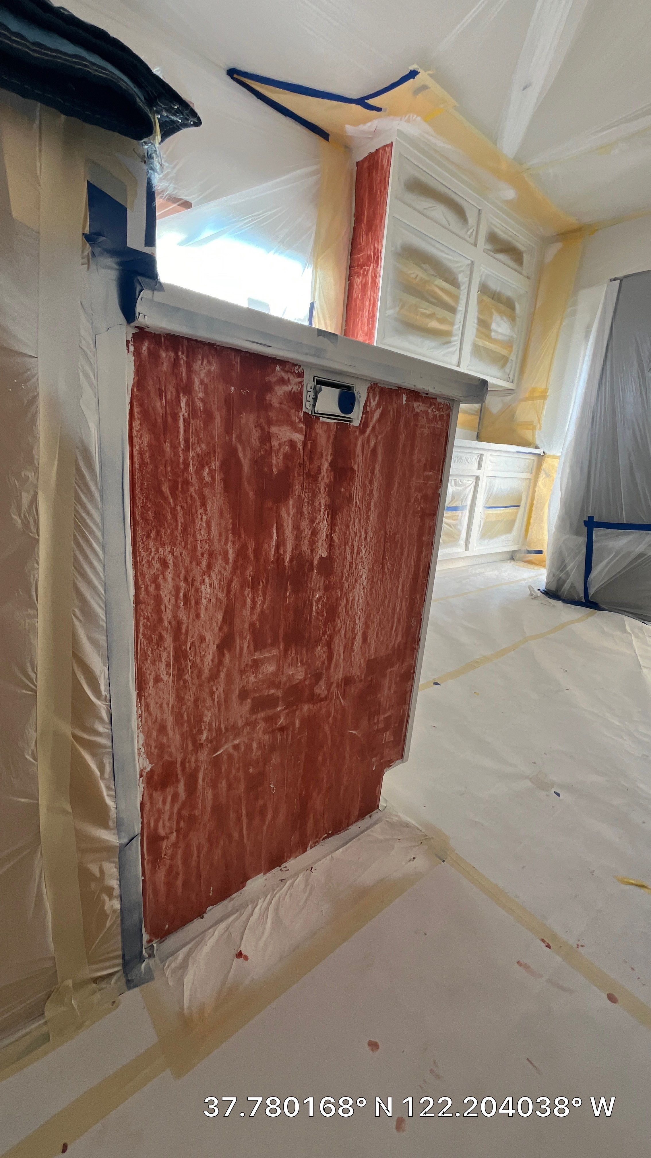 Custom Cabinet Painting  by Herrera’s Bay Area Painting inc.