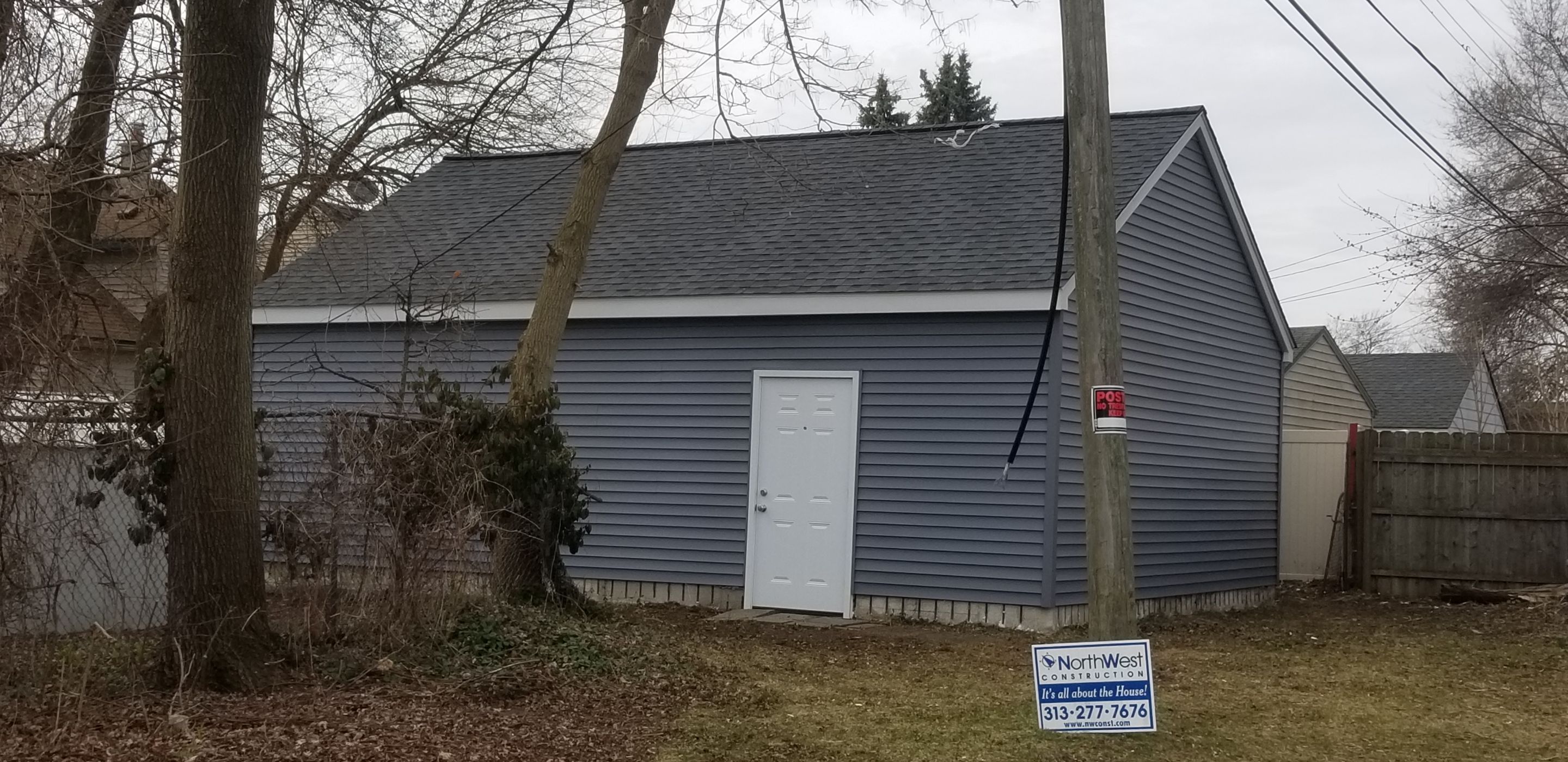 New Garage Build  by Northwest Construction 