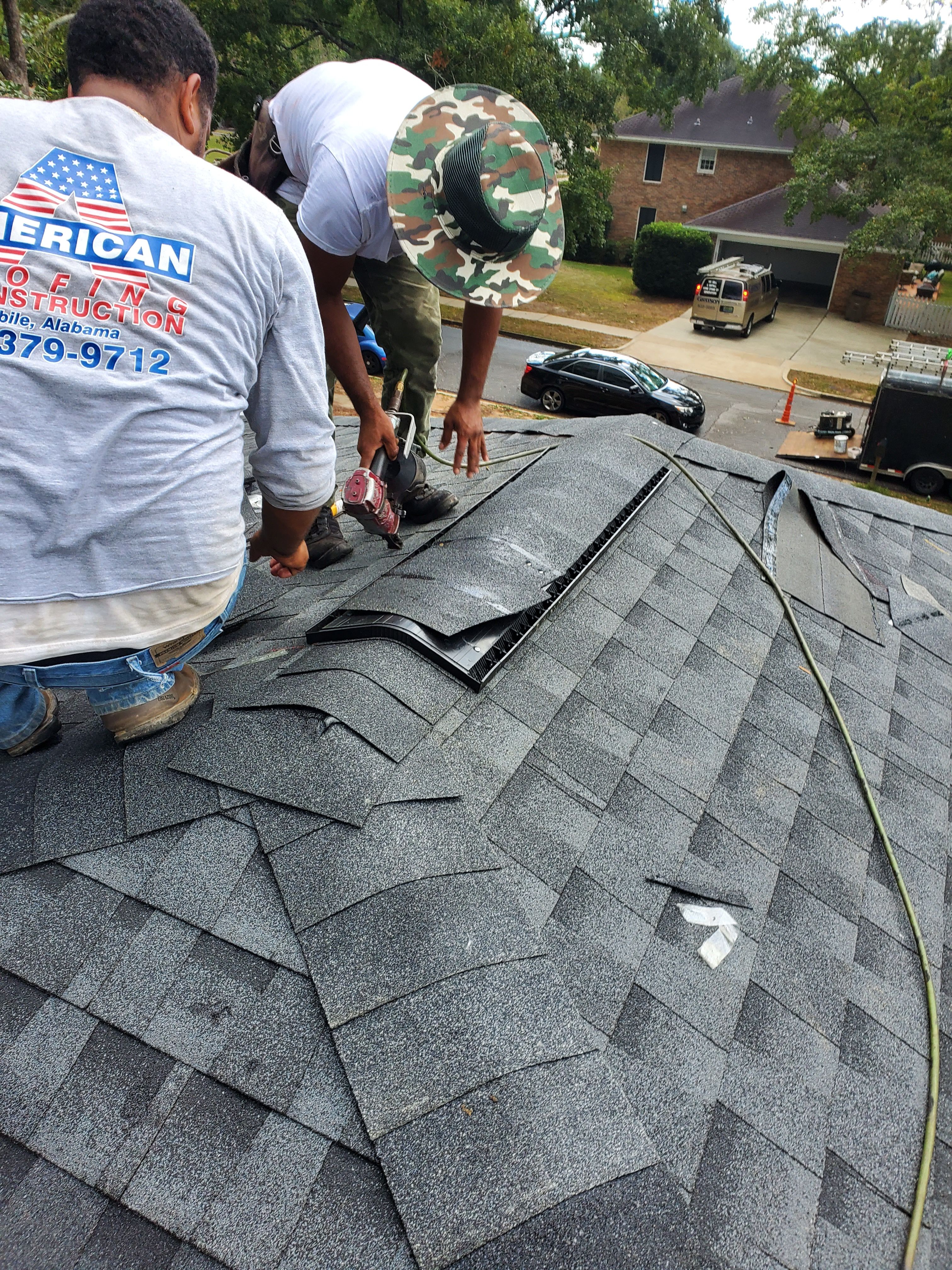 Residential Roofing Installation using Roof Replacement by American Roofing & Construction LLC
