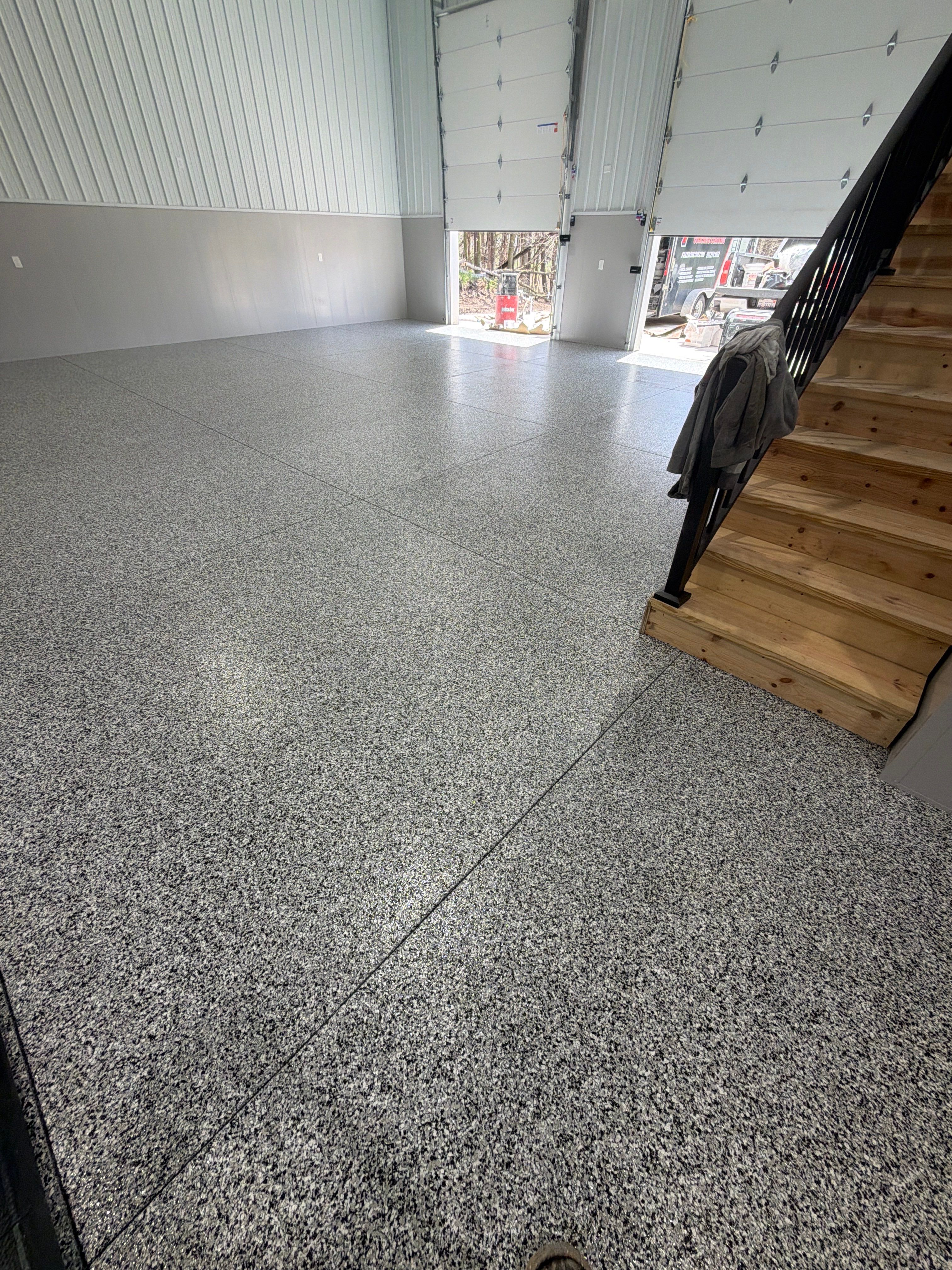 Pole Barn by Freedom Concrete Coatings. 