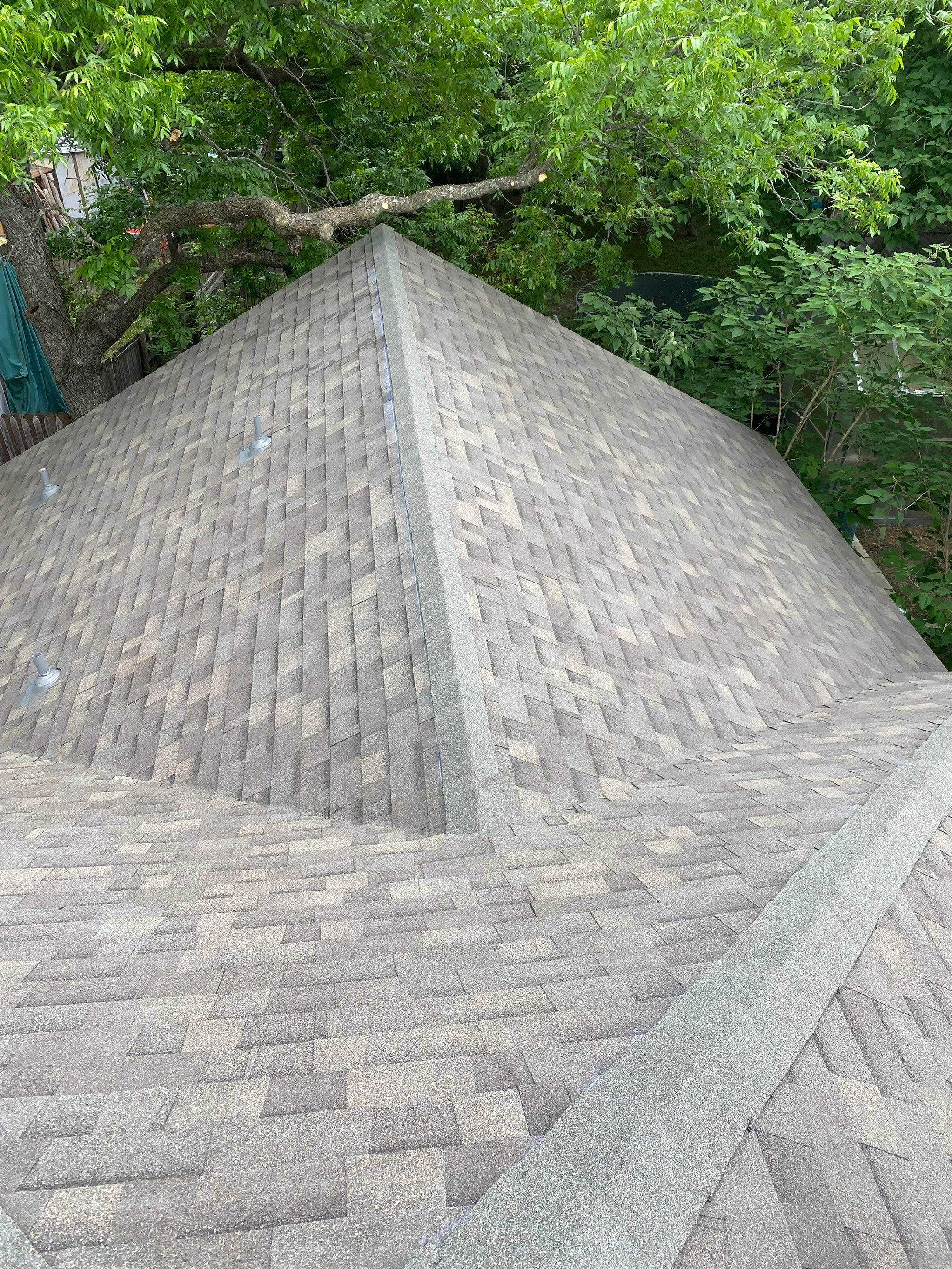Residential Roofing Installation using Malarkey Highlander Weathered Wood Plus by OneSource Roofing and Restoration