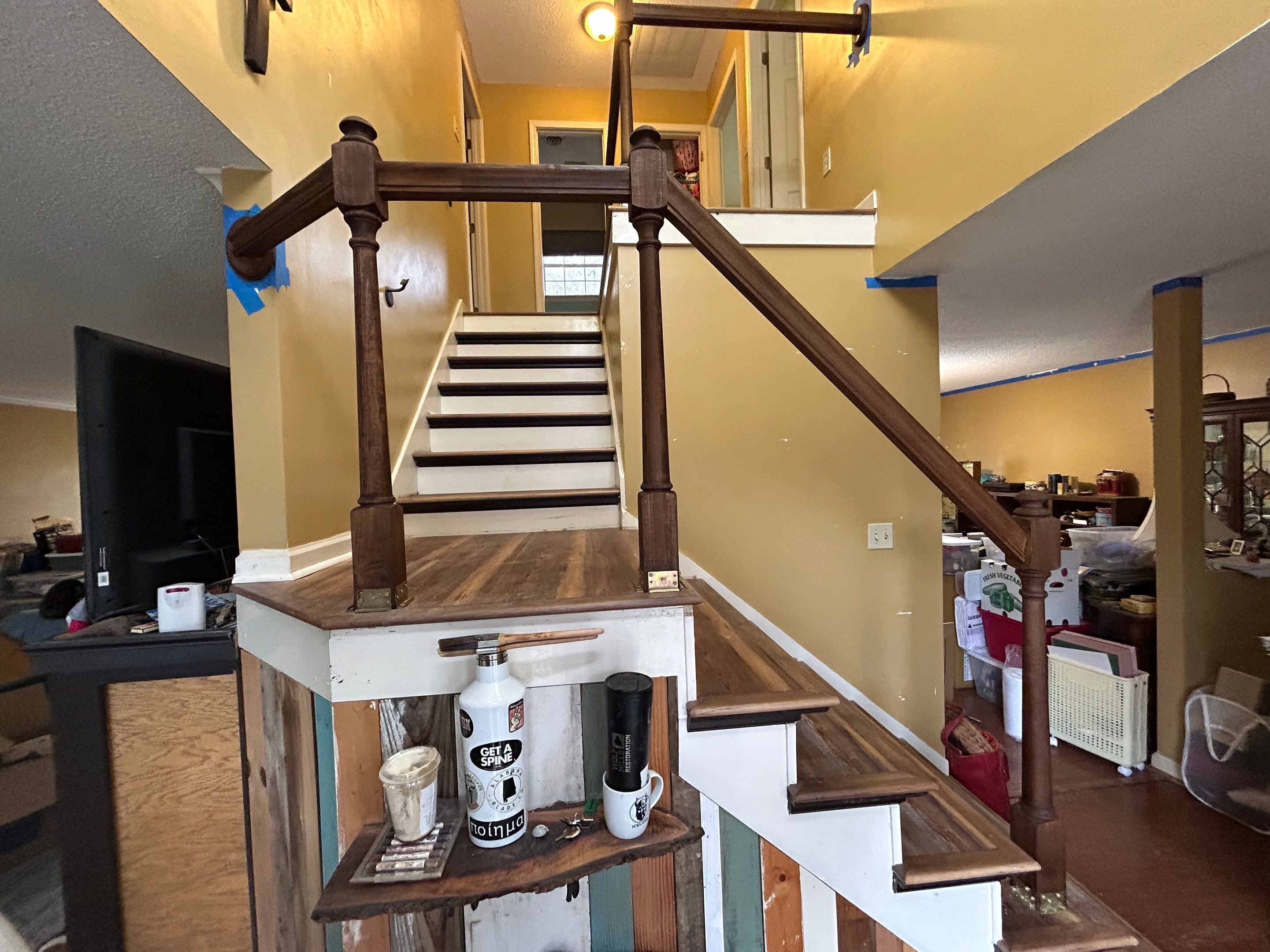 Staircase Remodel by Wolf Hills Restoration